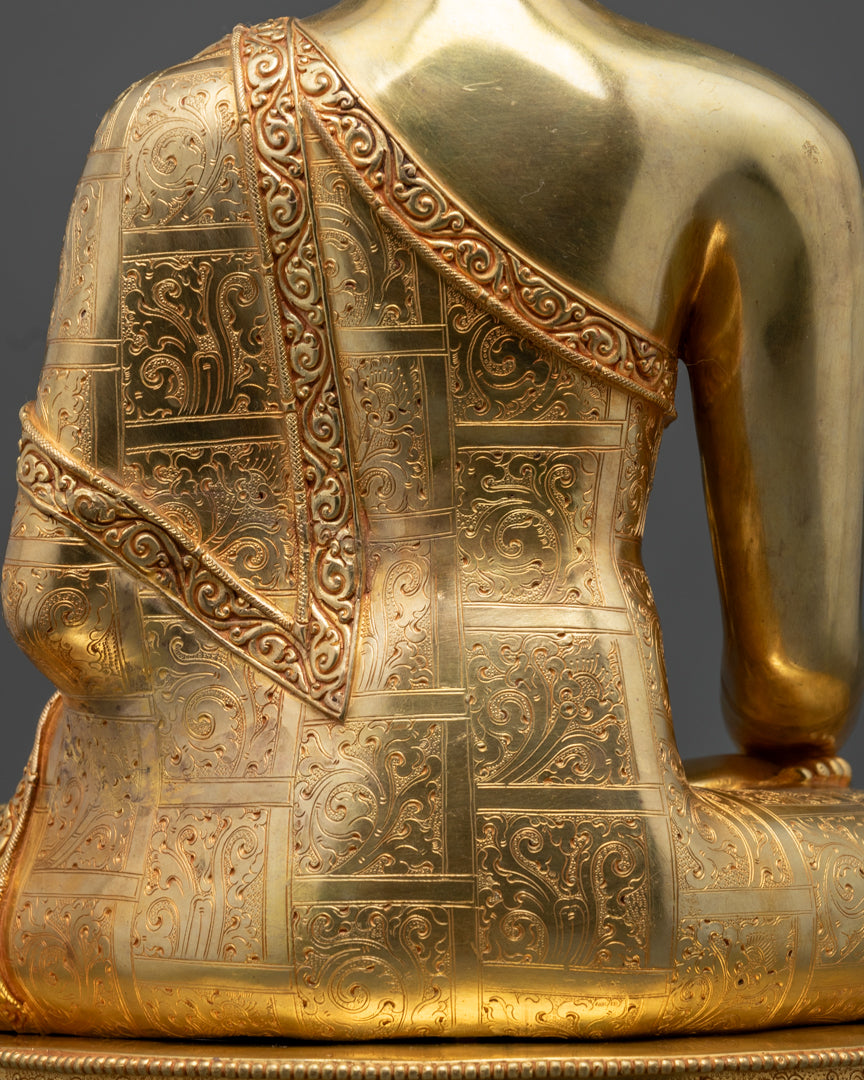 Himalayan Shakyamuni Buddha Statue | Traditional Nepalese Craftsmanship