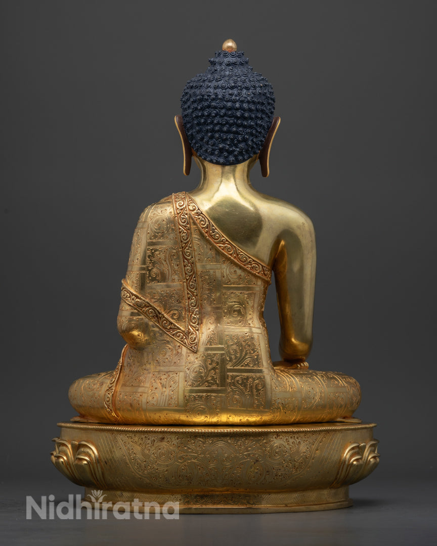Himalayan Shakyamuni Buddha Statue | Traditional Nepalese Craftsmanship
