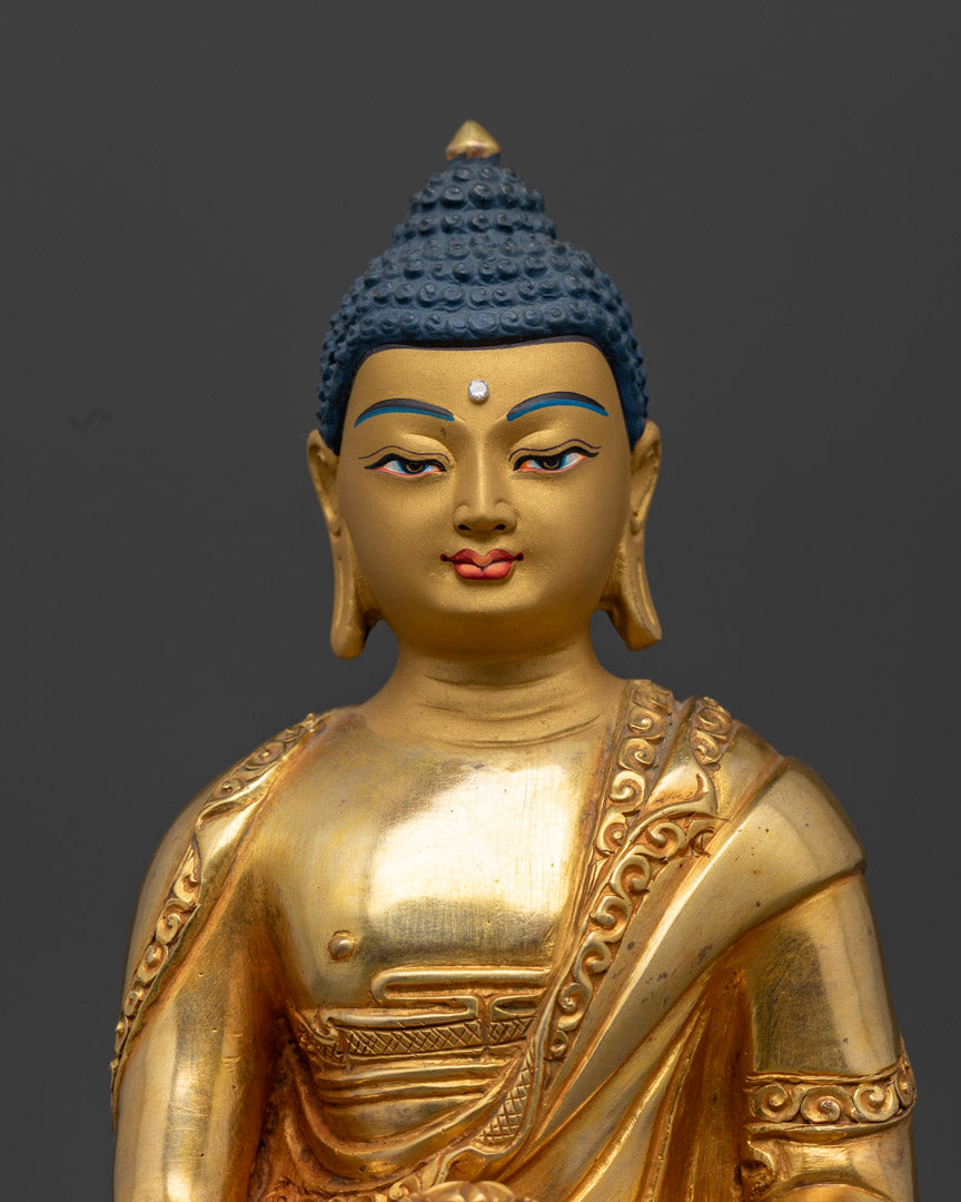 Sacred Trio Buddha Statue | Handcrafted Himalayan Art