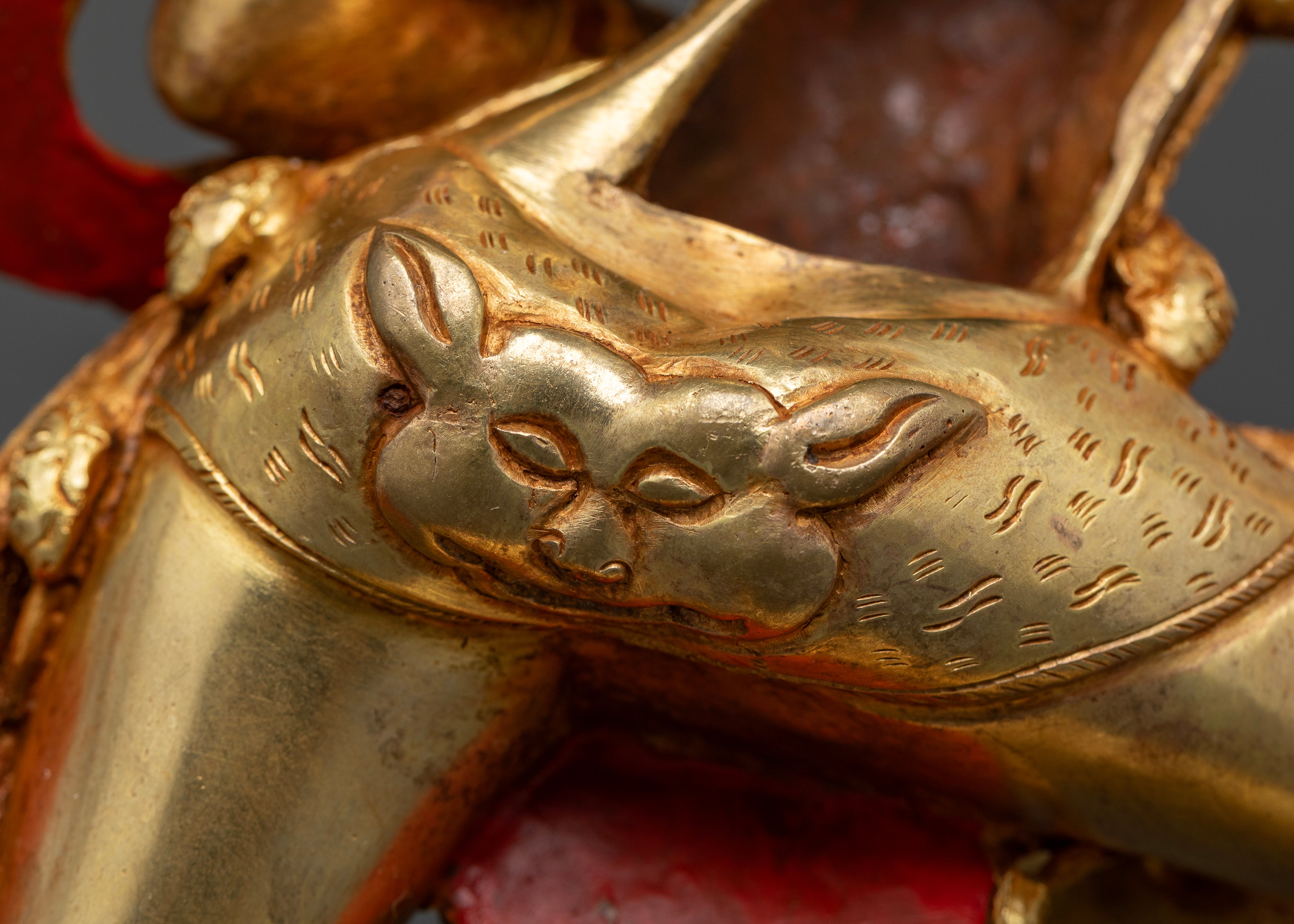 The Lion-Faced Guardian | Simha Mukha in Divine Majesty