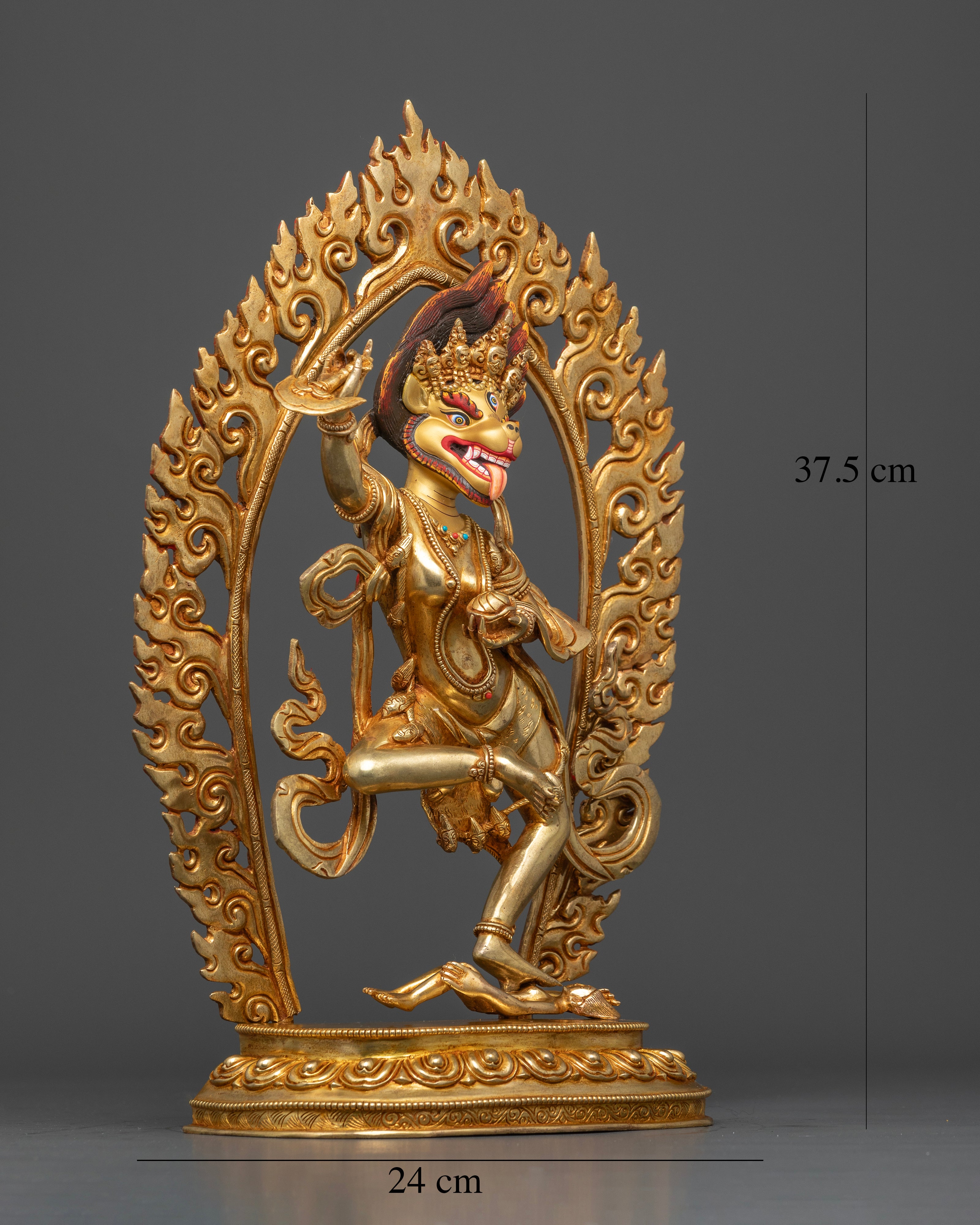 The Lion-Faced Guardian | Simha Mukha in Divine Majesty