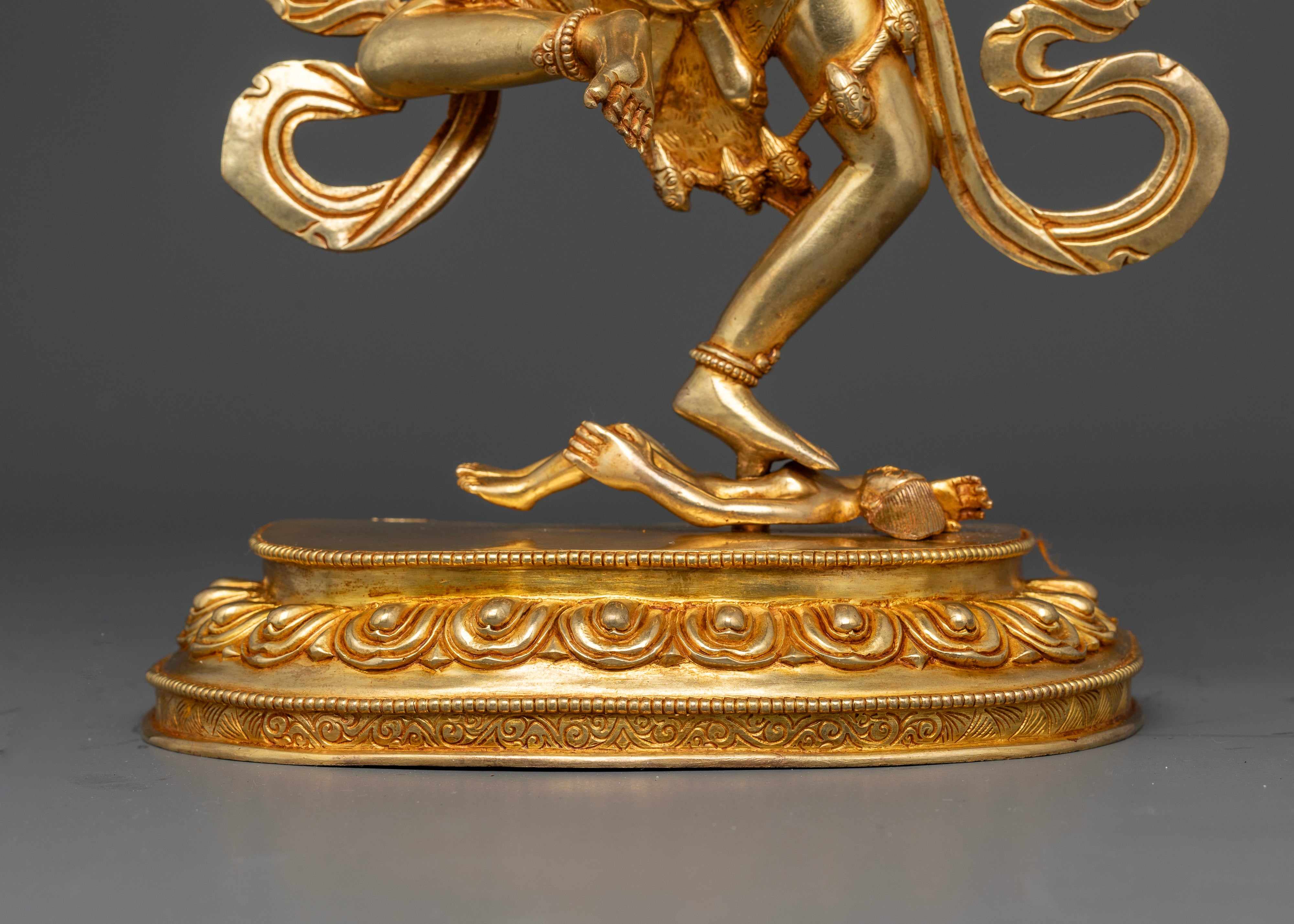 The Lion-Faced Guardian | Simha Mukha in Divine Majesty