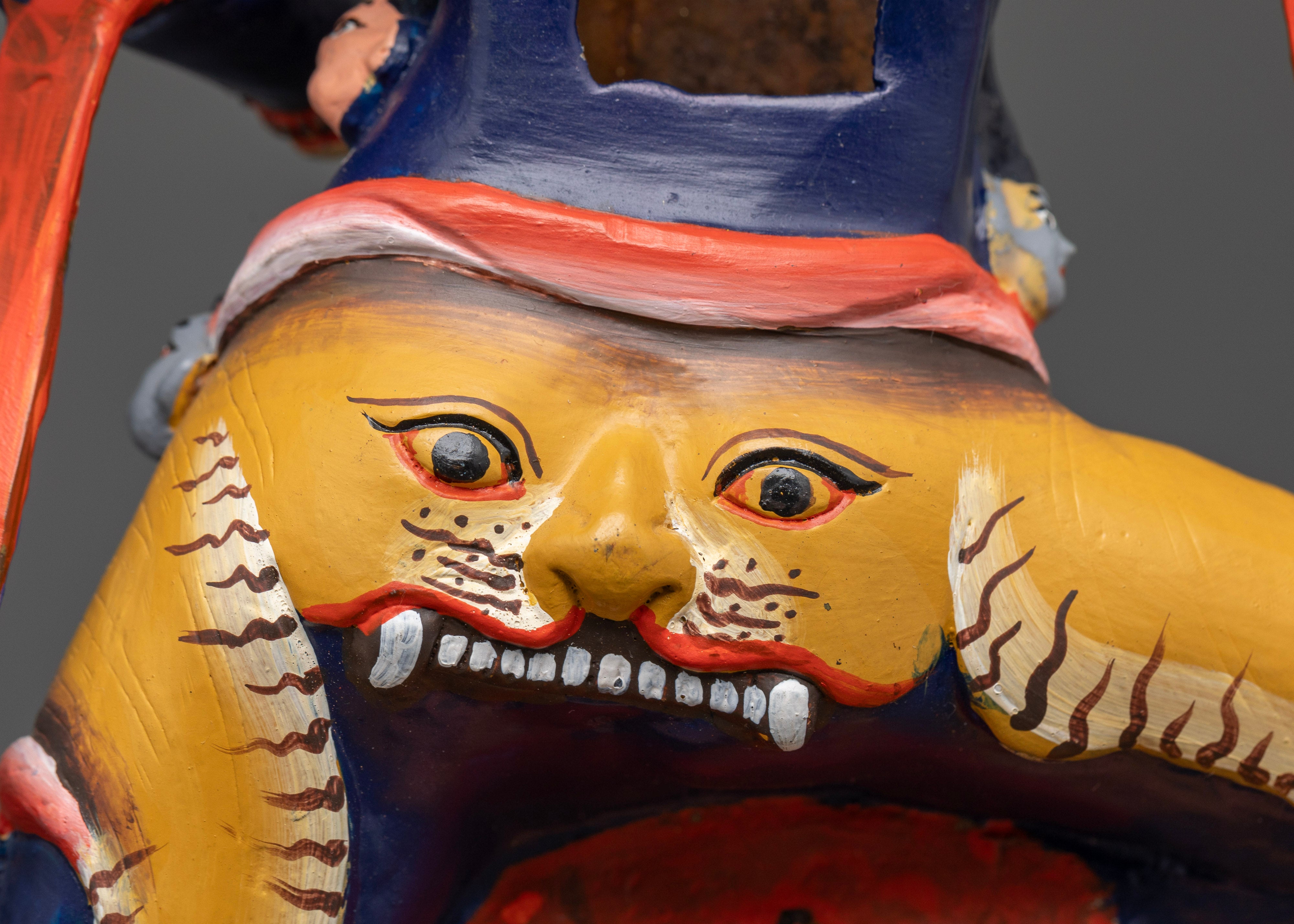 Simhamukha Lion Masks | Authentic Thai Decor Crafted by Artisans