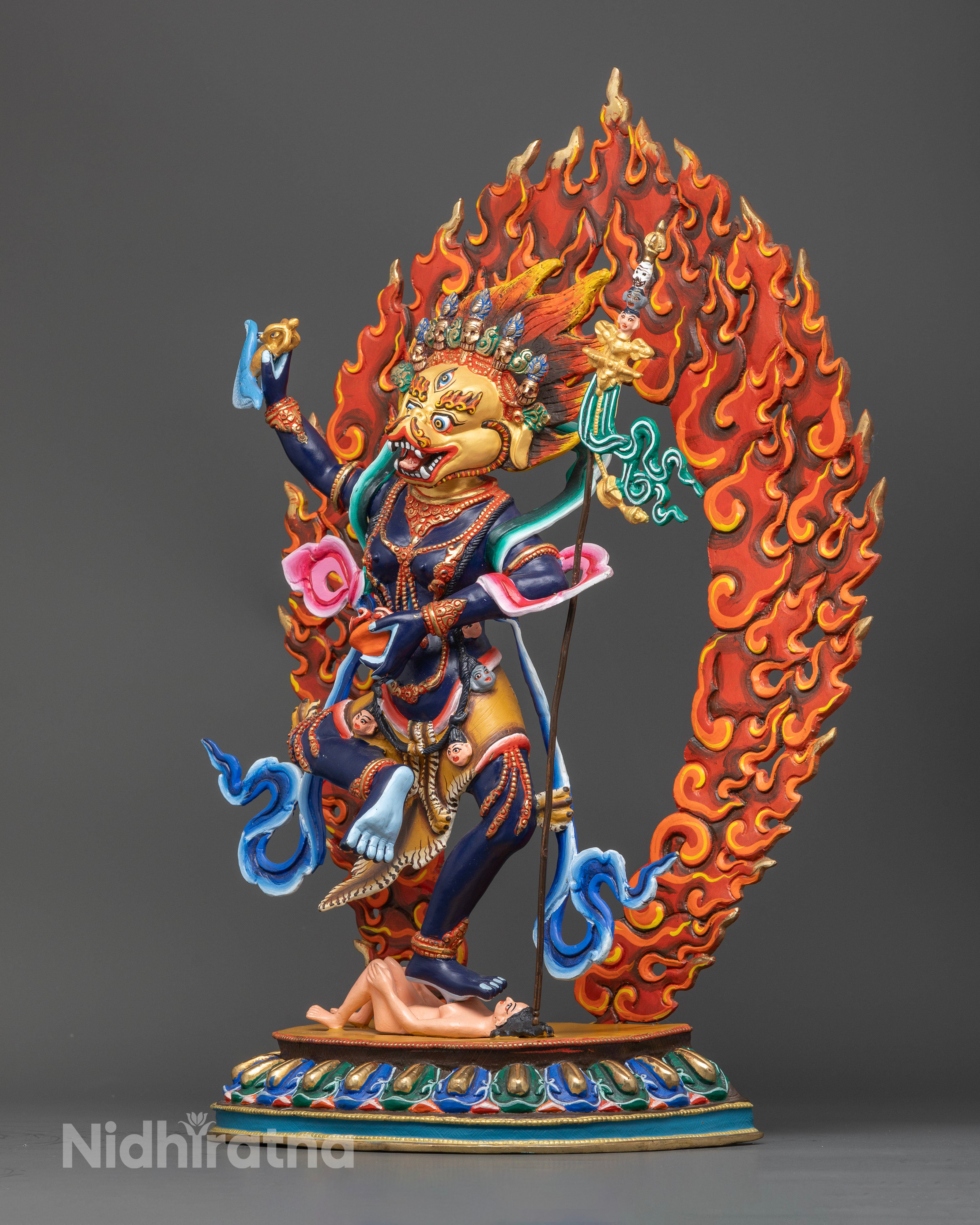 Simhamukha Lion Masks | Authentic Thai Decor Crafted by Artisans