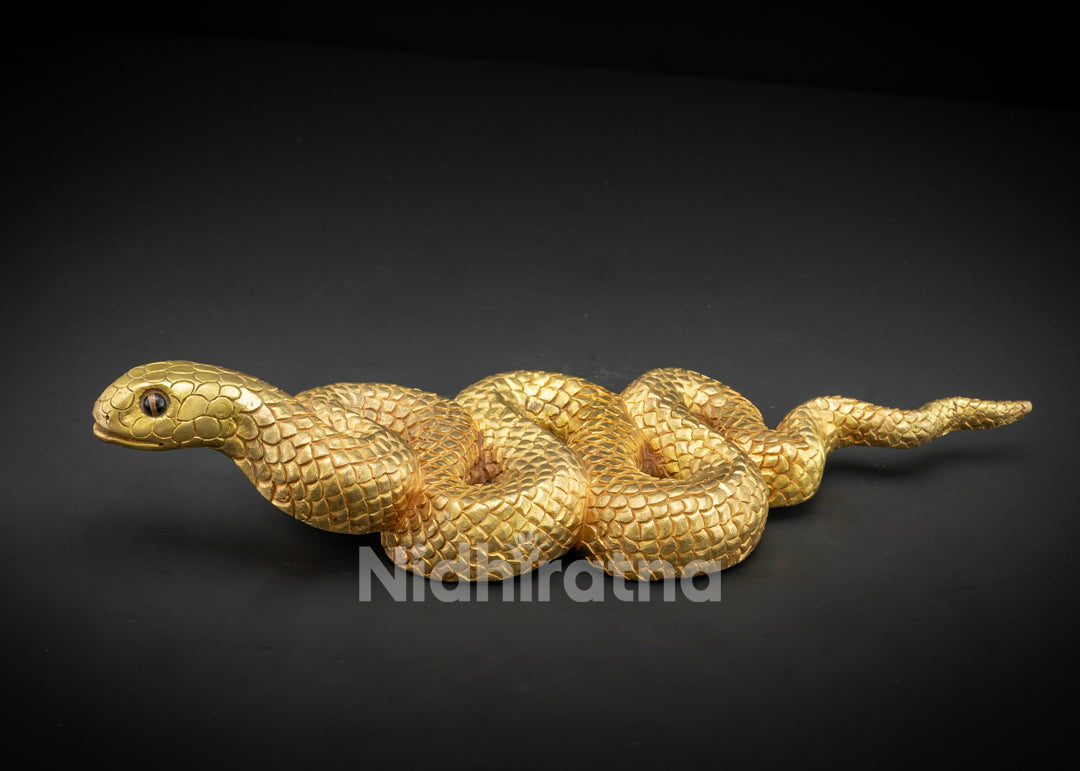 Sacred Snake Statue | Handcrafted Serpent Sculpture