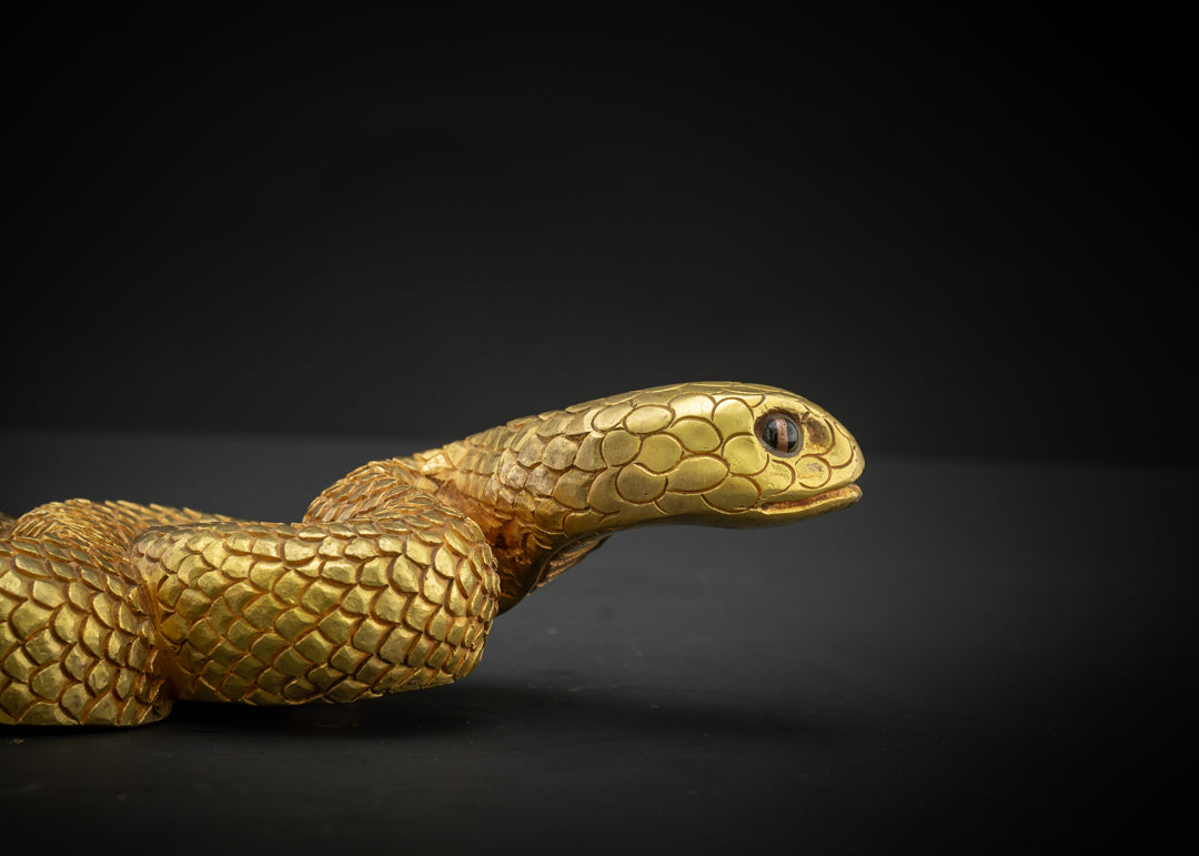 Sacred Snake Statue | Handcrafted Serpent Sculpture