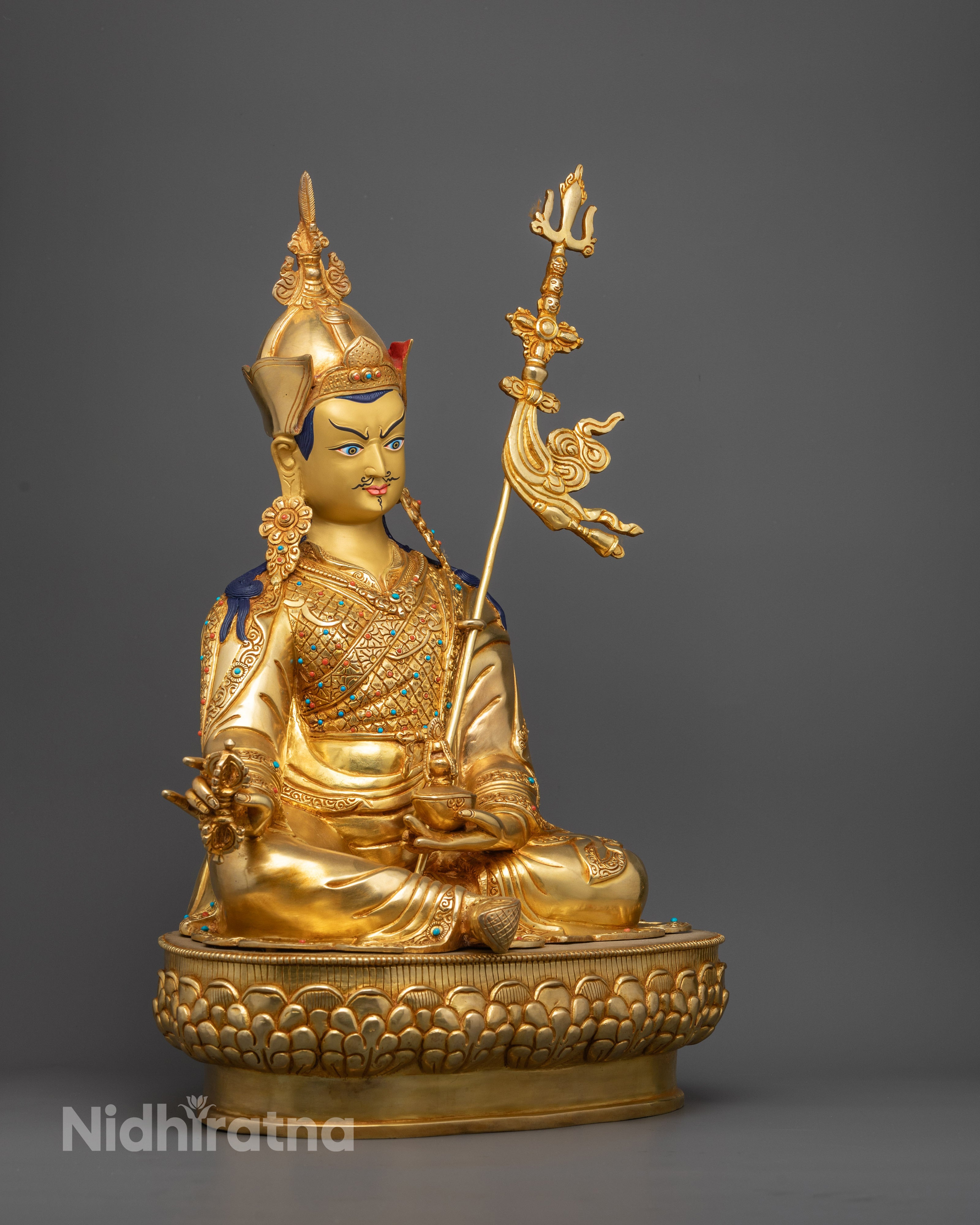 Sacred Guru Rinpoche Statue | Nepalese Handcrafted Padmasambhava