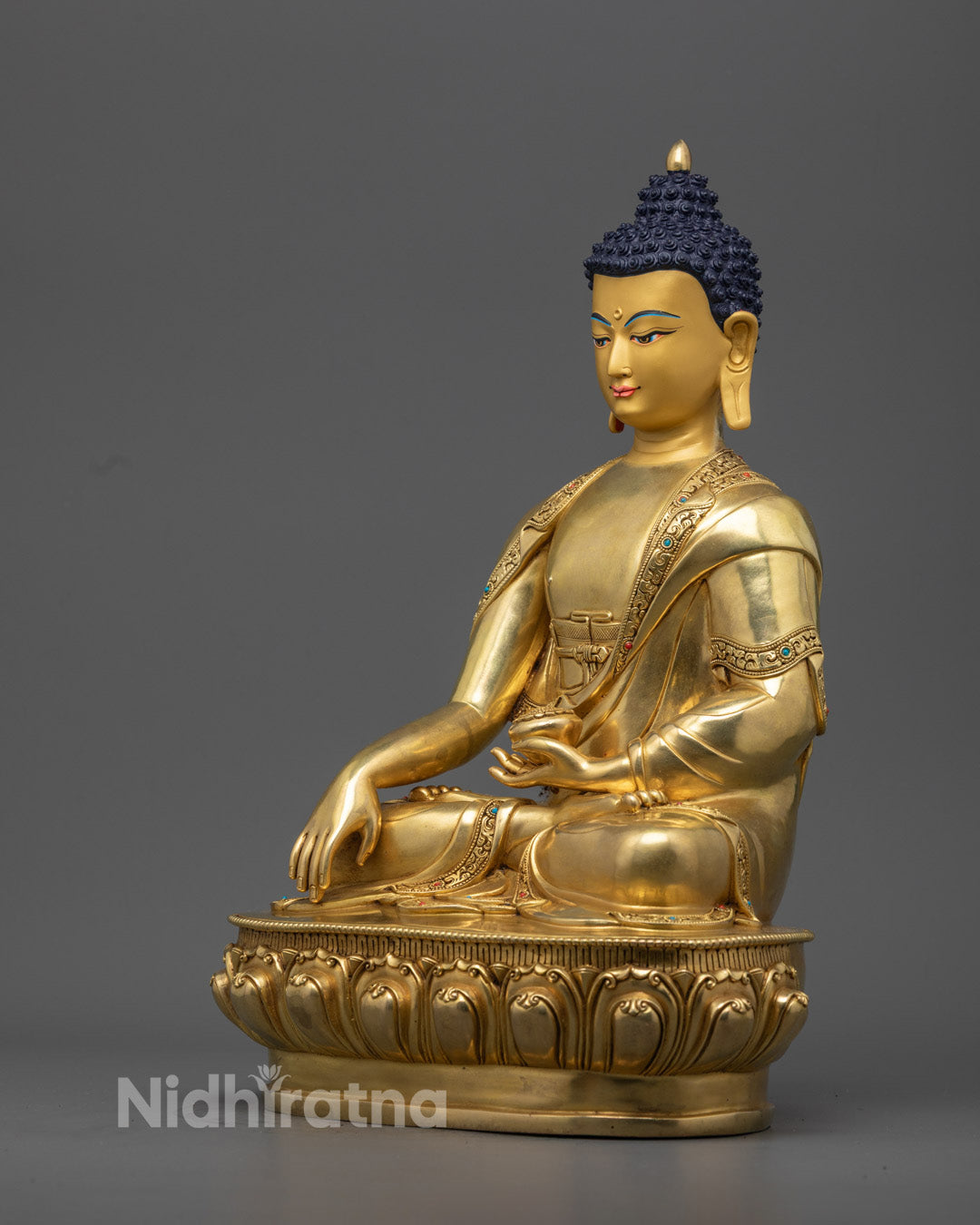 Authentic Shakyamuni Buddha Statue | Handmade Buddhist Art Décor