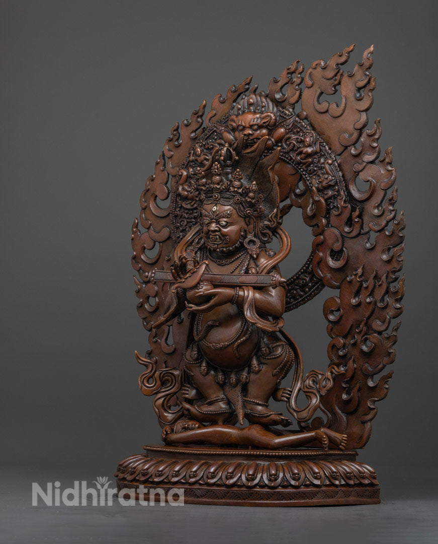 Sakya Mahakala Mantra Statue | Buddhism Protector Deity
