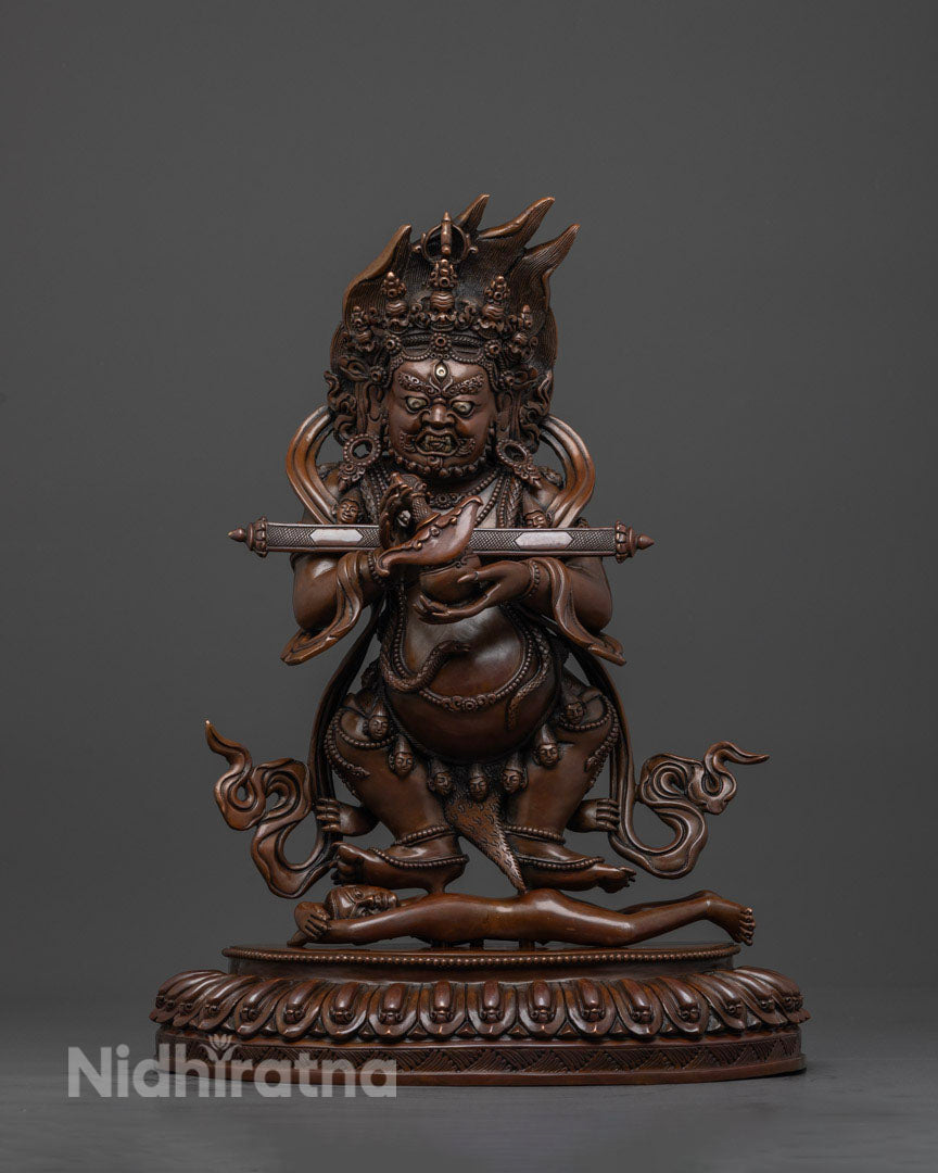Sakya Mahakala Mantra Statue | Buddhism Protector Deity