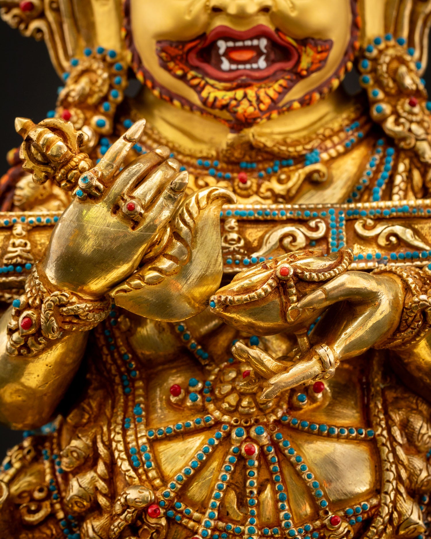 Sakya Mahakala Statue | Authentic Nepalese Craftsmanship