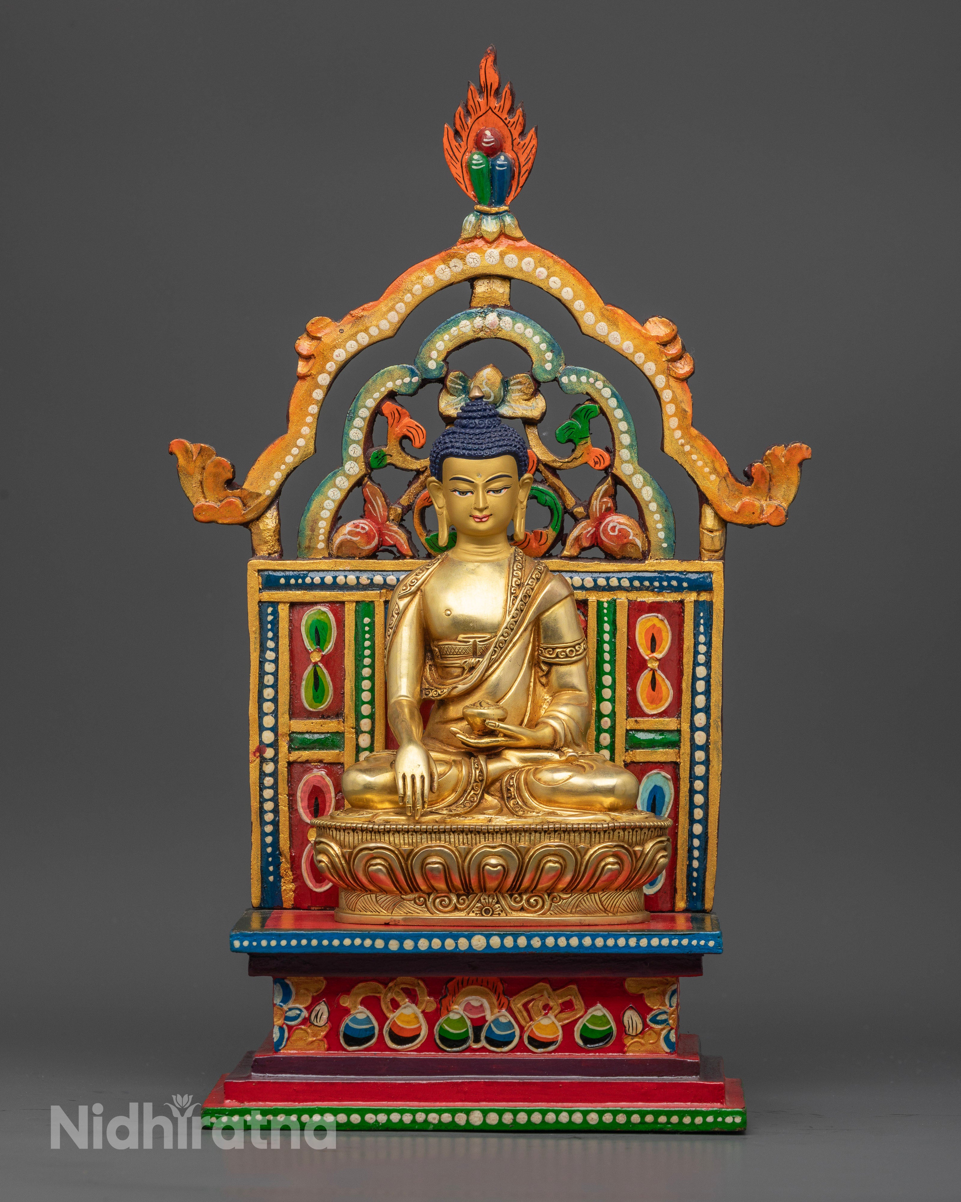 Sakyamuni Buddha Statue | Buddha Statue | throne Buddha Statue | Shakyamuni Buddha Statue | Gold Buddha Tall Statue