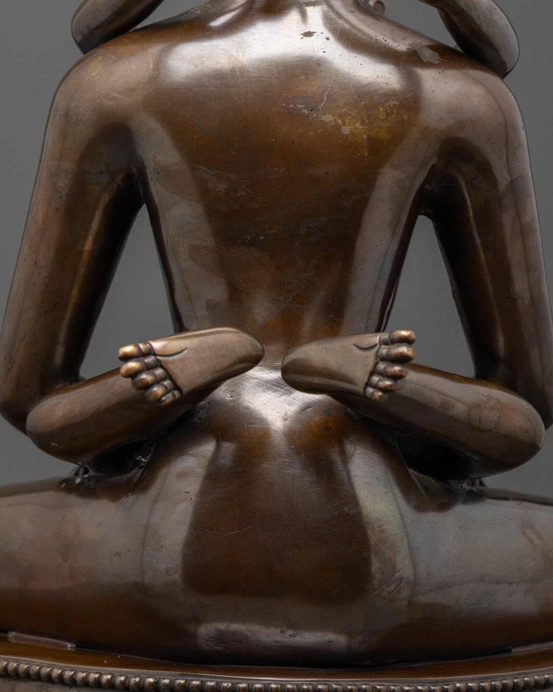 Tibetan Oxidized Samantabhadra Statue | Divine Spiritual Sculpture