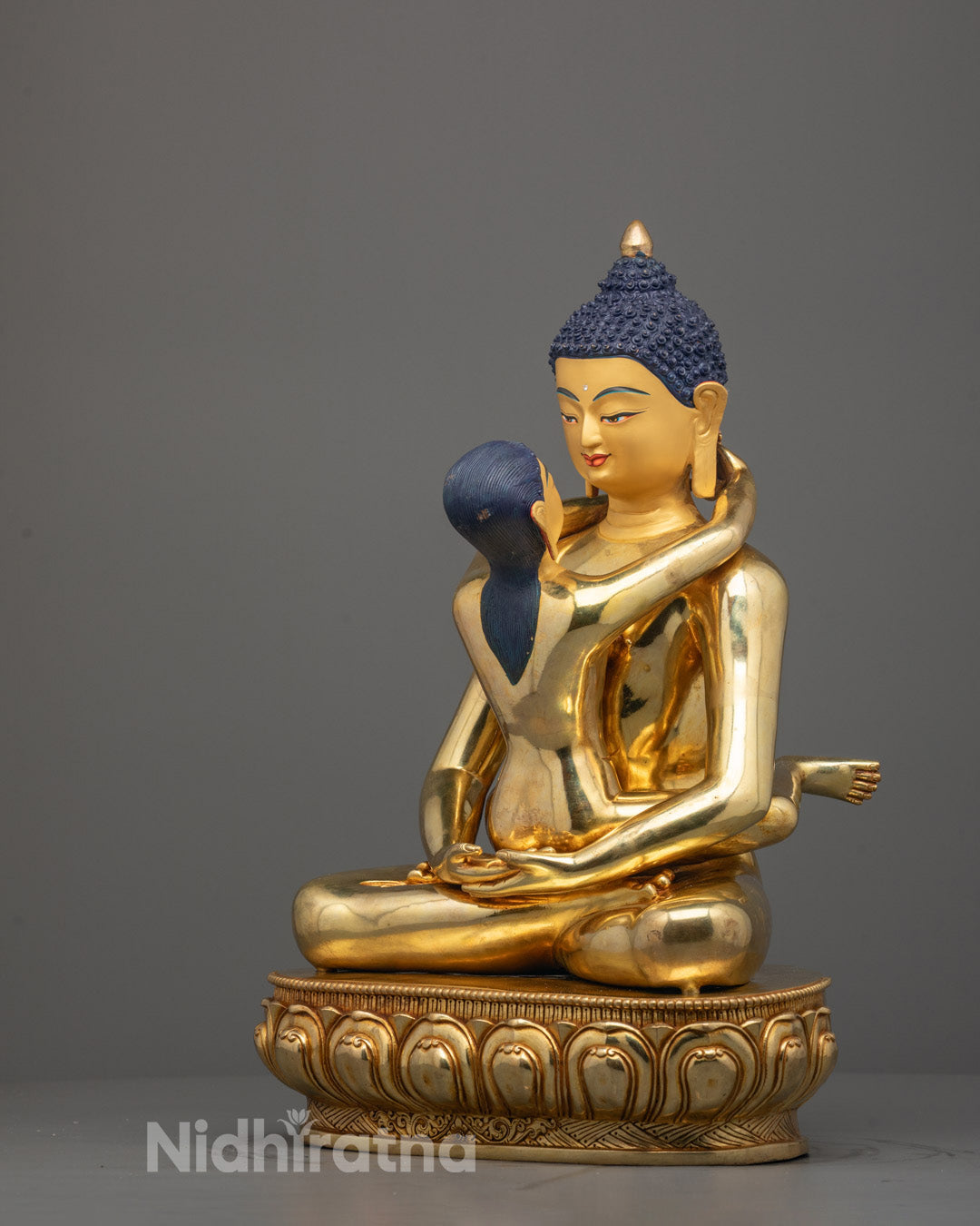 Sacred Samantabhadra Consort Statue | Tantric Union Deity Statue