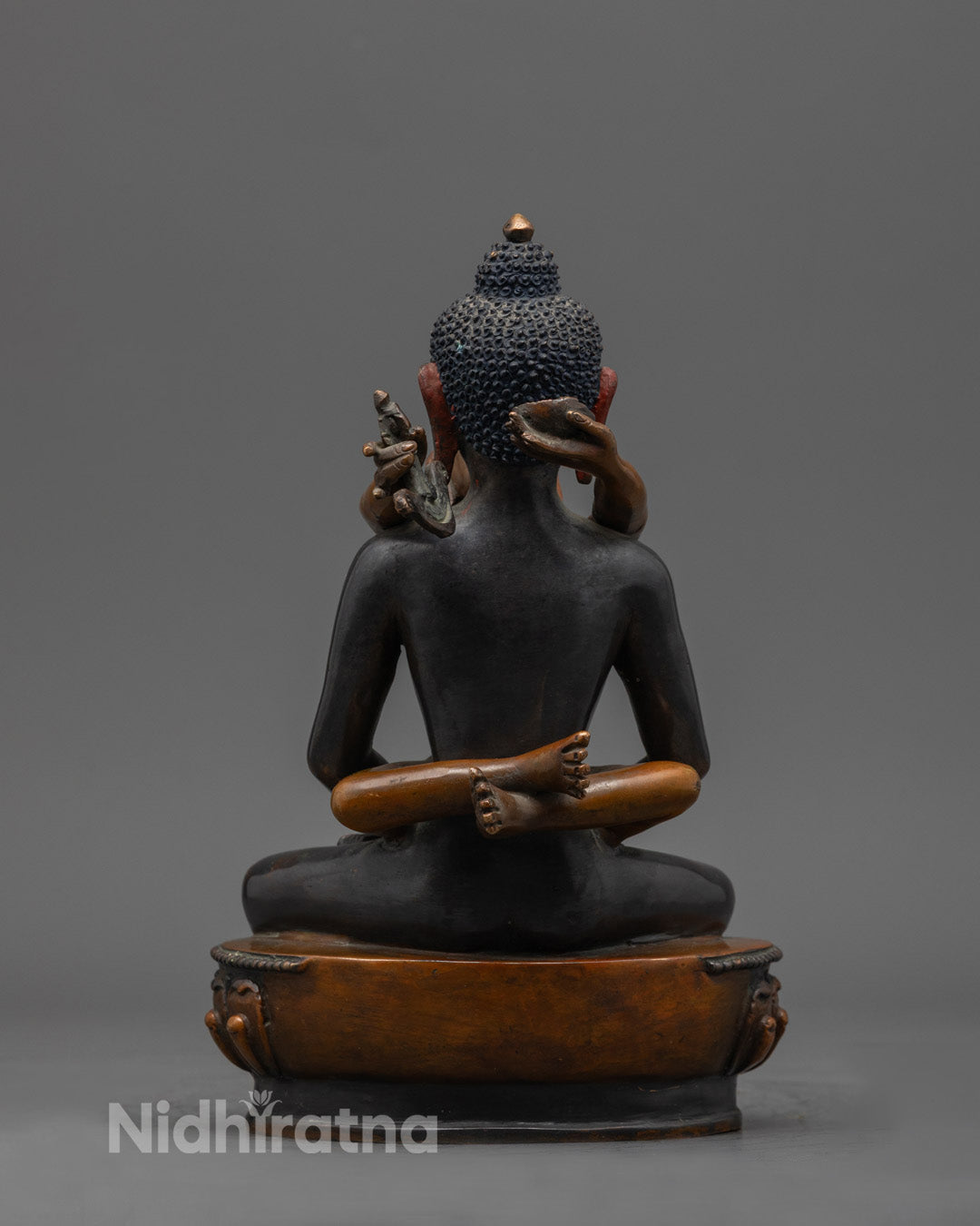 Oxidized Samantabhadra Statue | Spiritual Buddhist Art