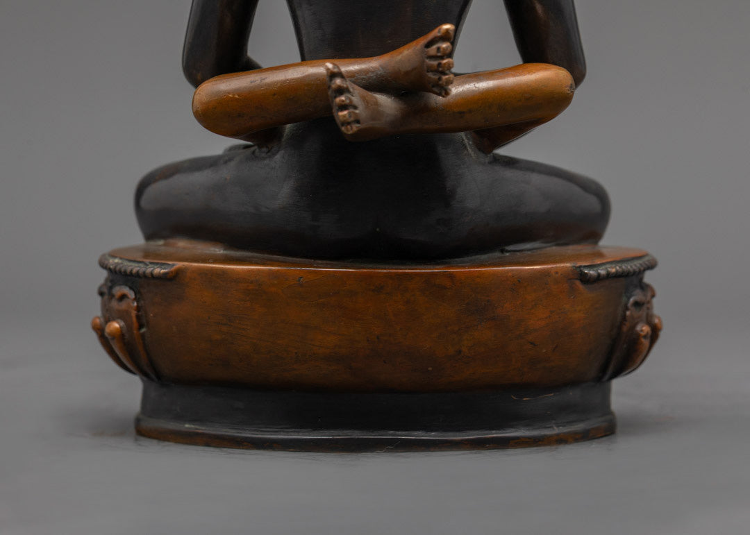 Oxidized Samantabhadra Statue | Spiritual Buddhist Art