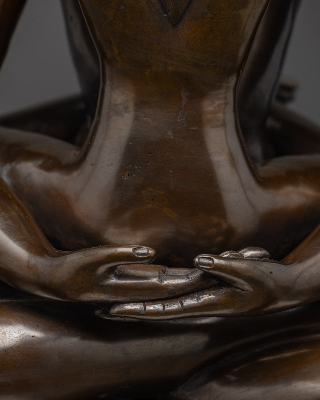 Tibetan Oxidized Samantabhadra Statue | Divine Spiritual Sculpture