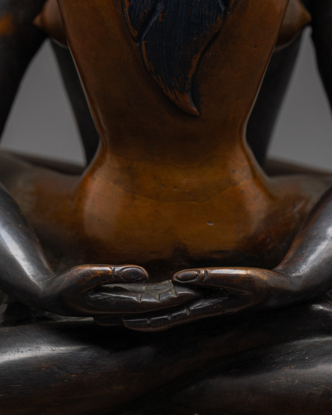 Oxidized Samantabhadra Statue | Spiritual Buddhist Art