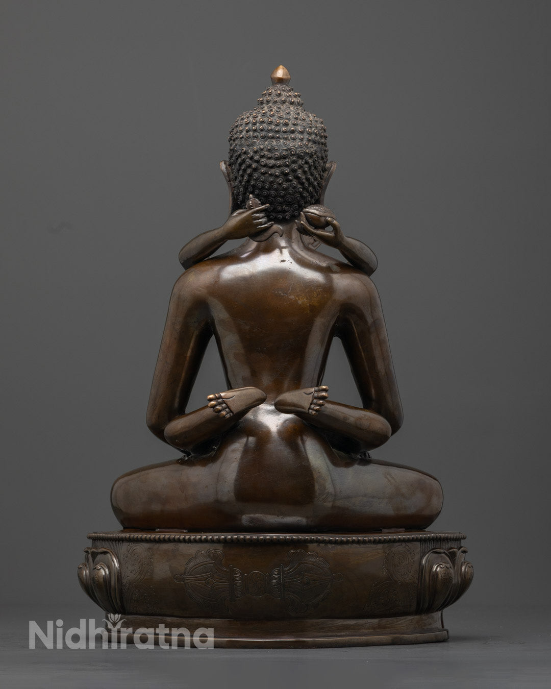 Tibetan Oxidized Samantabhadra Statue | Divine Spiritual Sculpture