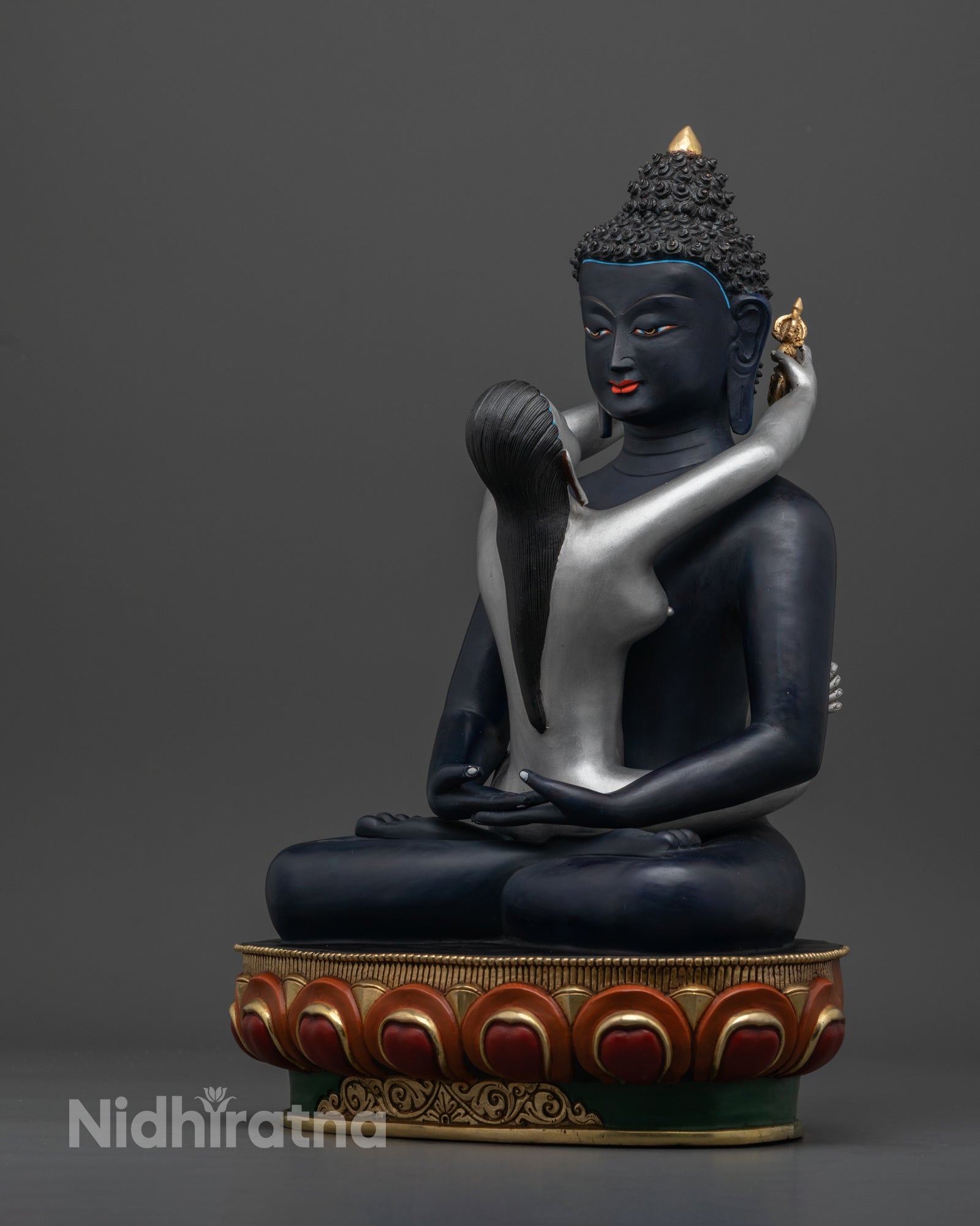 Samantabhadra Consort Statue | Buddhist Sculpture of Yab Yum