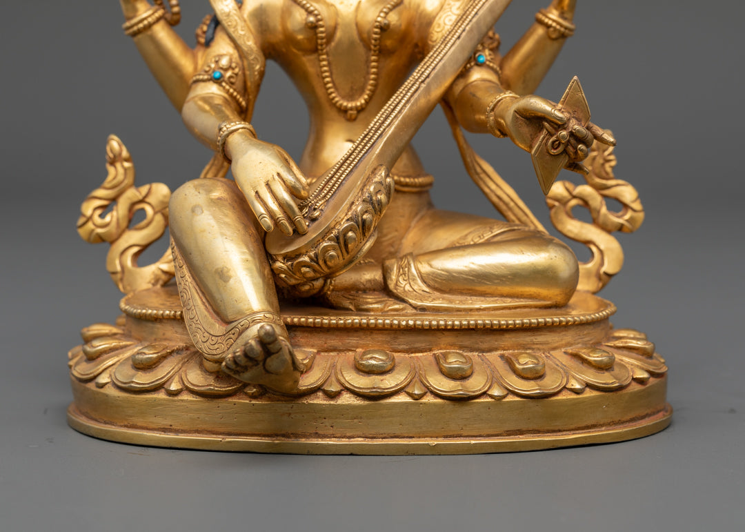 Saraswati Statue | Beautiful Handcrafted Goddess for Artistic Inspiration