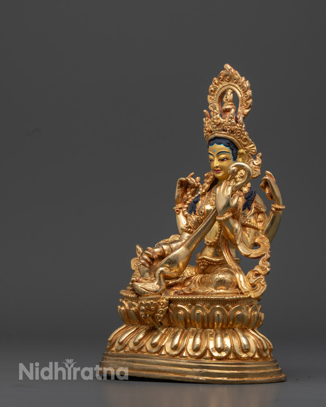 Handmade Saraswati Statue | Hindu Goddess