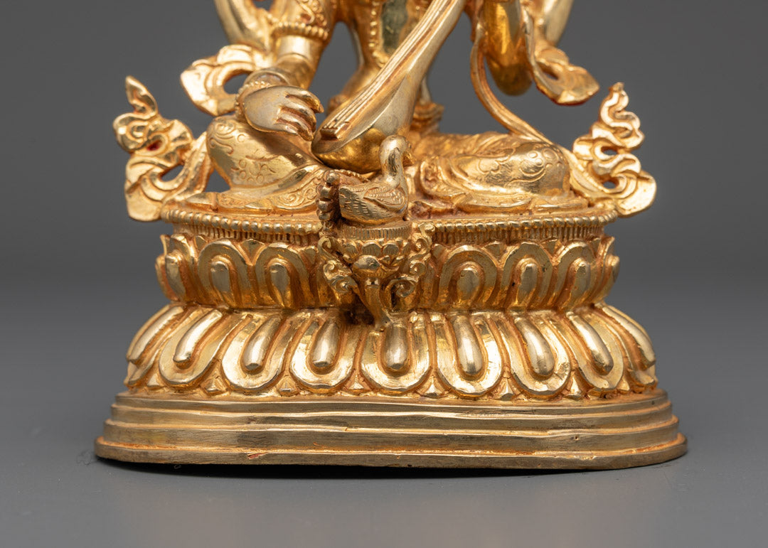 Handmade Saraswati Statue | Hindu Goddess