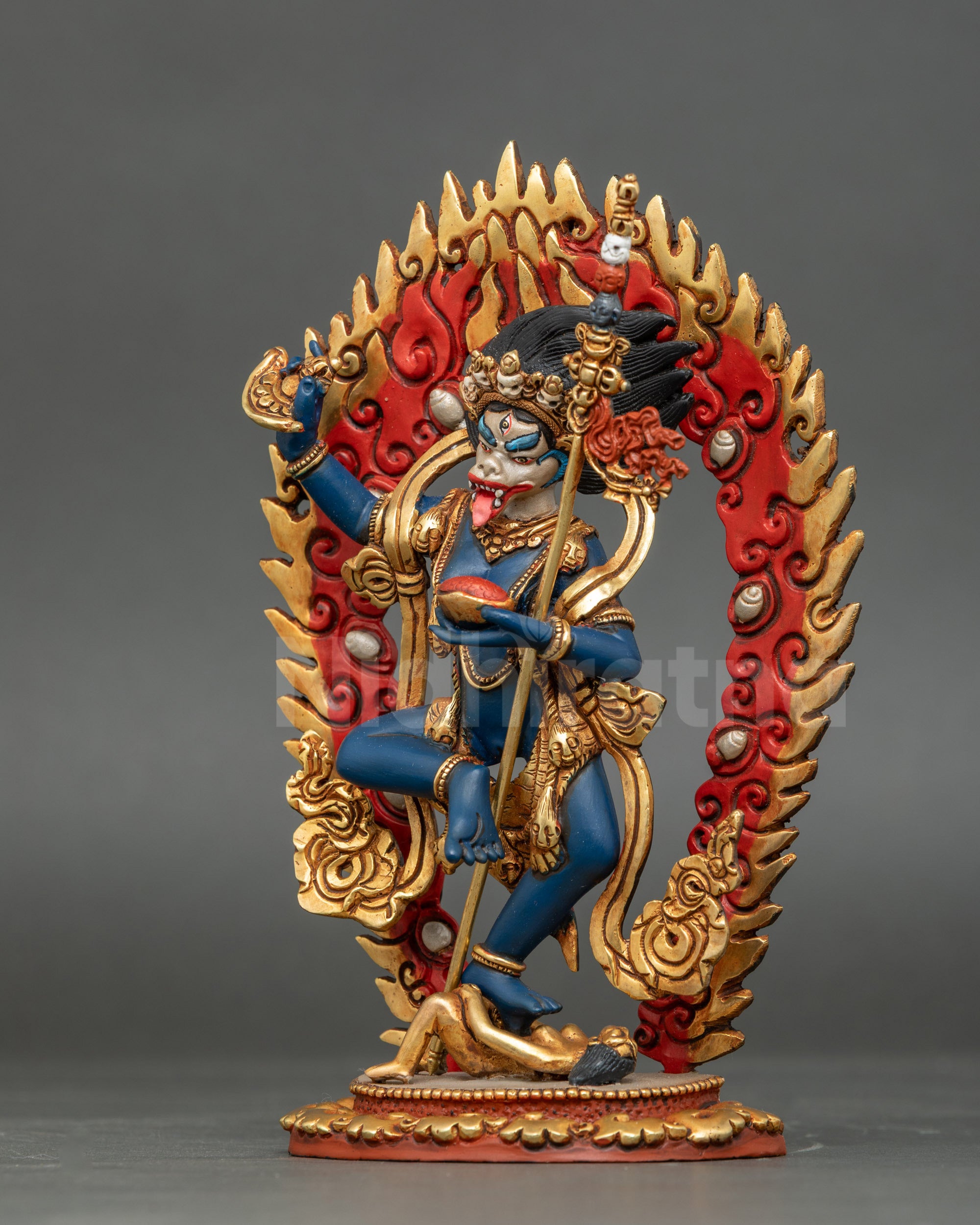 Senge Dongma Statue left side view | Handcrafted Vajrayana Dakini figure