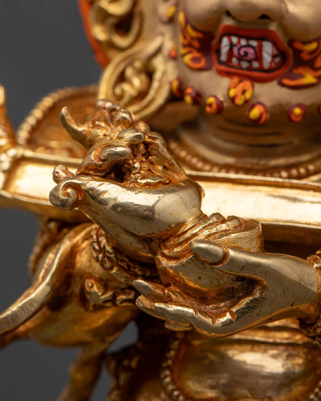 Tibetan Buddhist Shakya Mahakala Statue | Protector of the Dharma