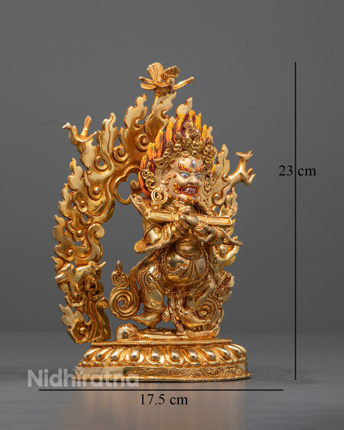 Tibetan Buddhist Shakya Mahakala Statue | Protector of the Dharma