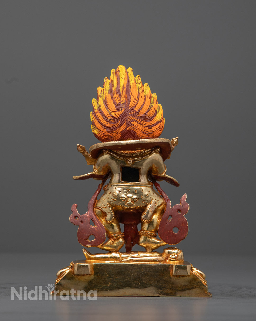 Tibetan Buddhist Shakya Mahakala Statue | Protector of the Dharma