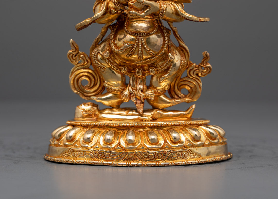 Tibetan Buddhist Shakya Mahakala Statue | Protector of the Dharma