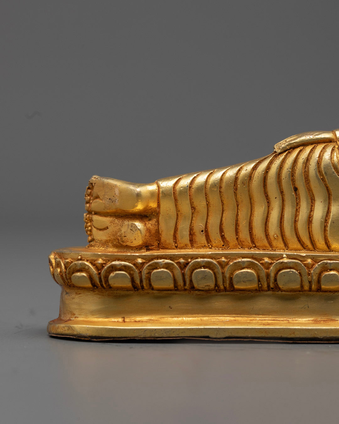 Authentic Nepalese Nirvana Buddha Sculpture