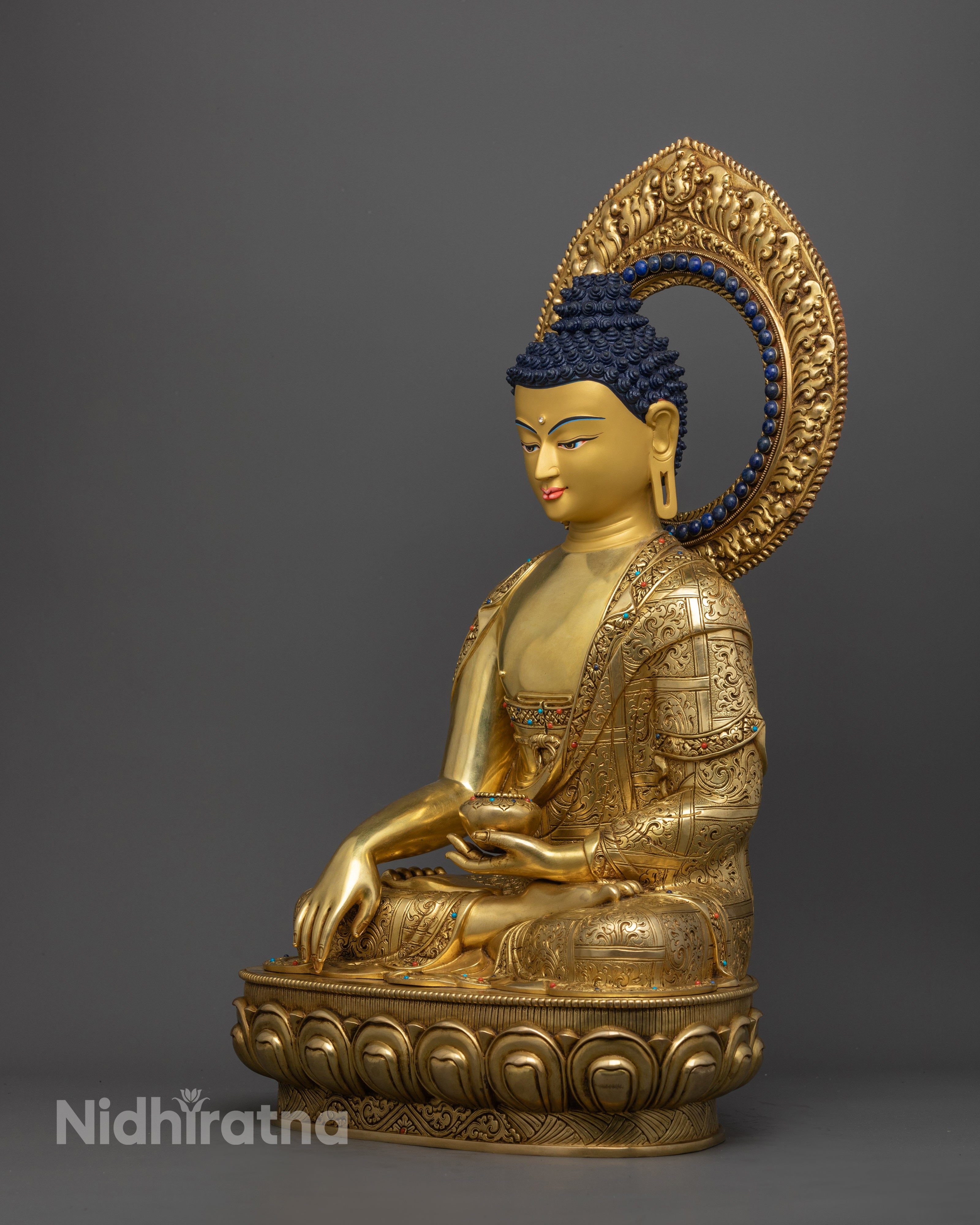 Shakyamuni Buddha Statue | Handcrafted Buddhist Altar