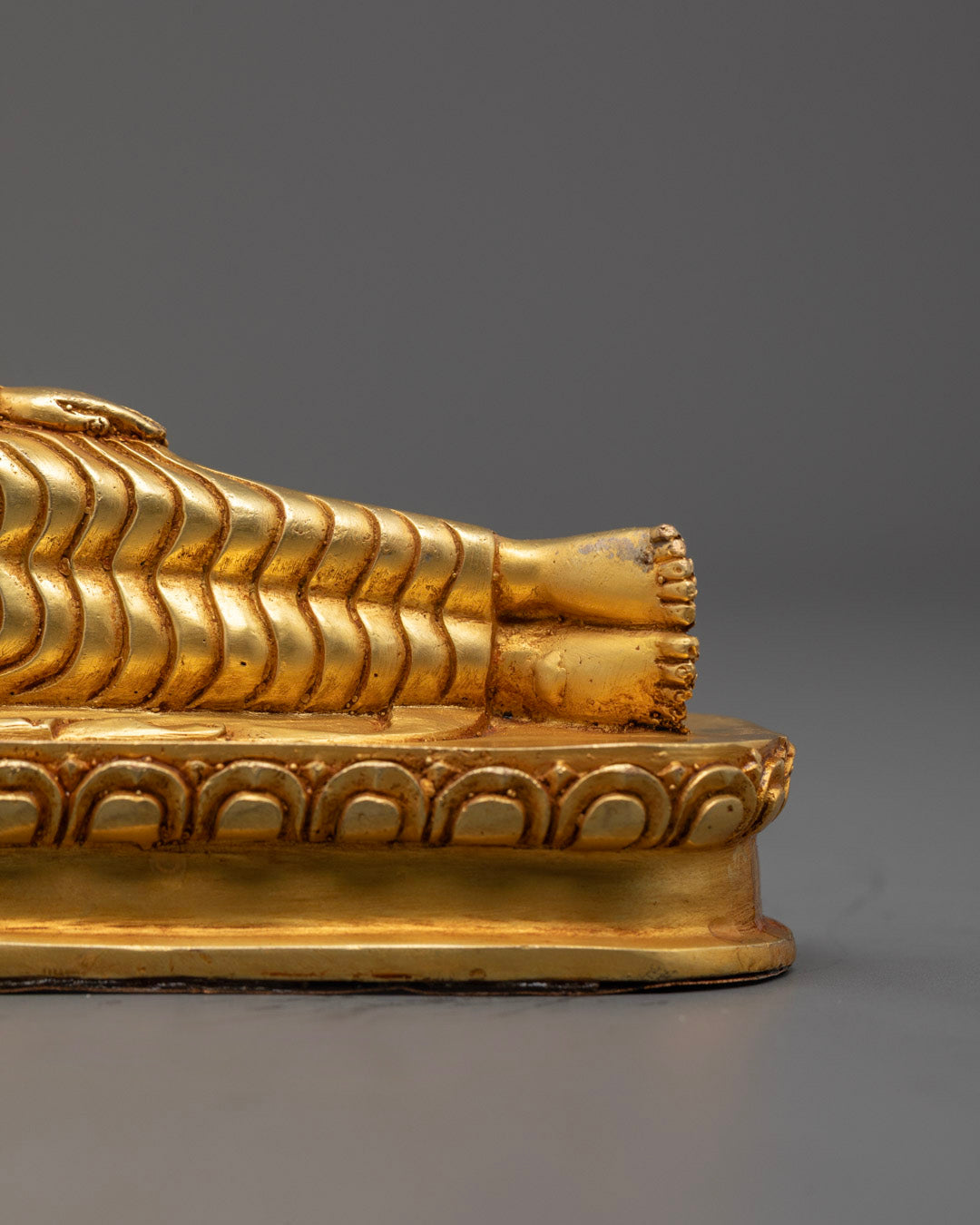 Authentic Nepalese Nirvana Buddha Sculpture