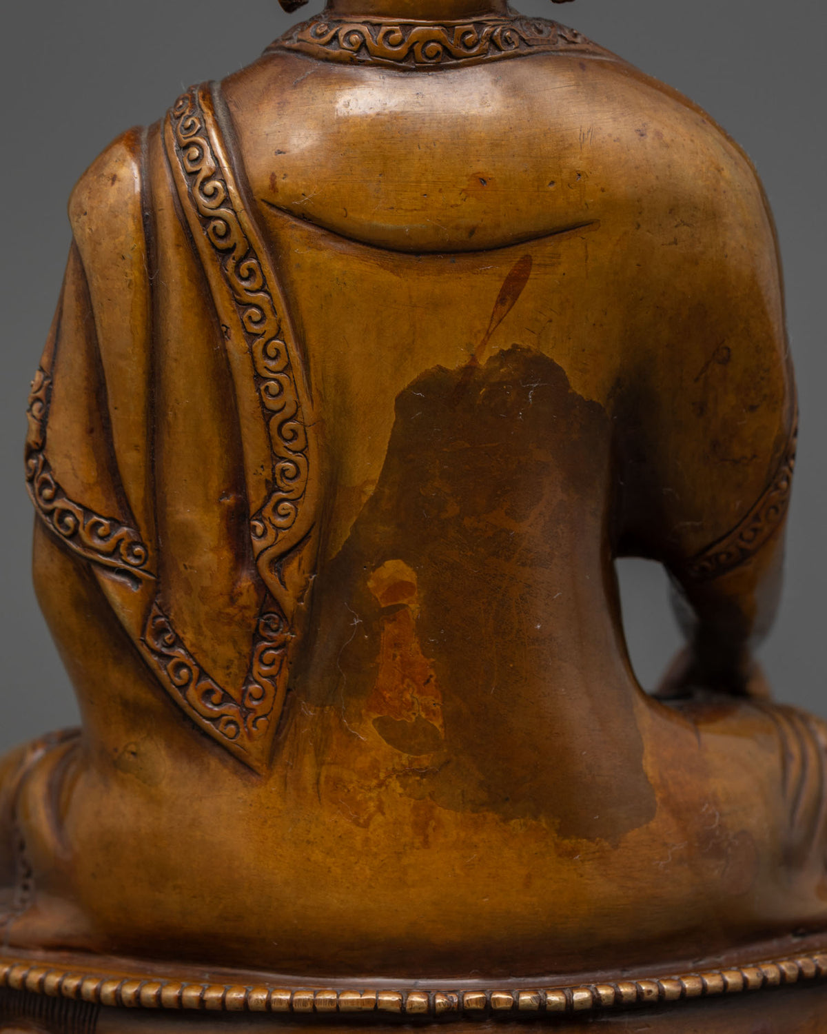 Oxidized Shakyamuni Buddha Statue | Mindfulness and Meditation