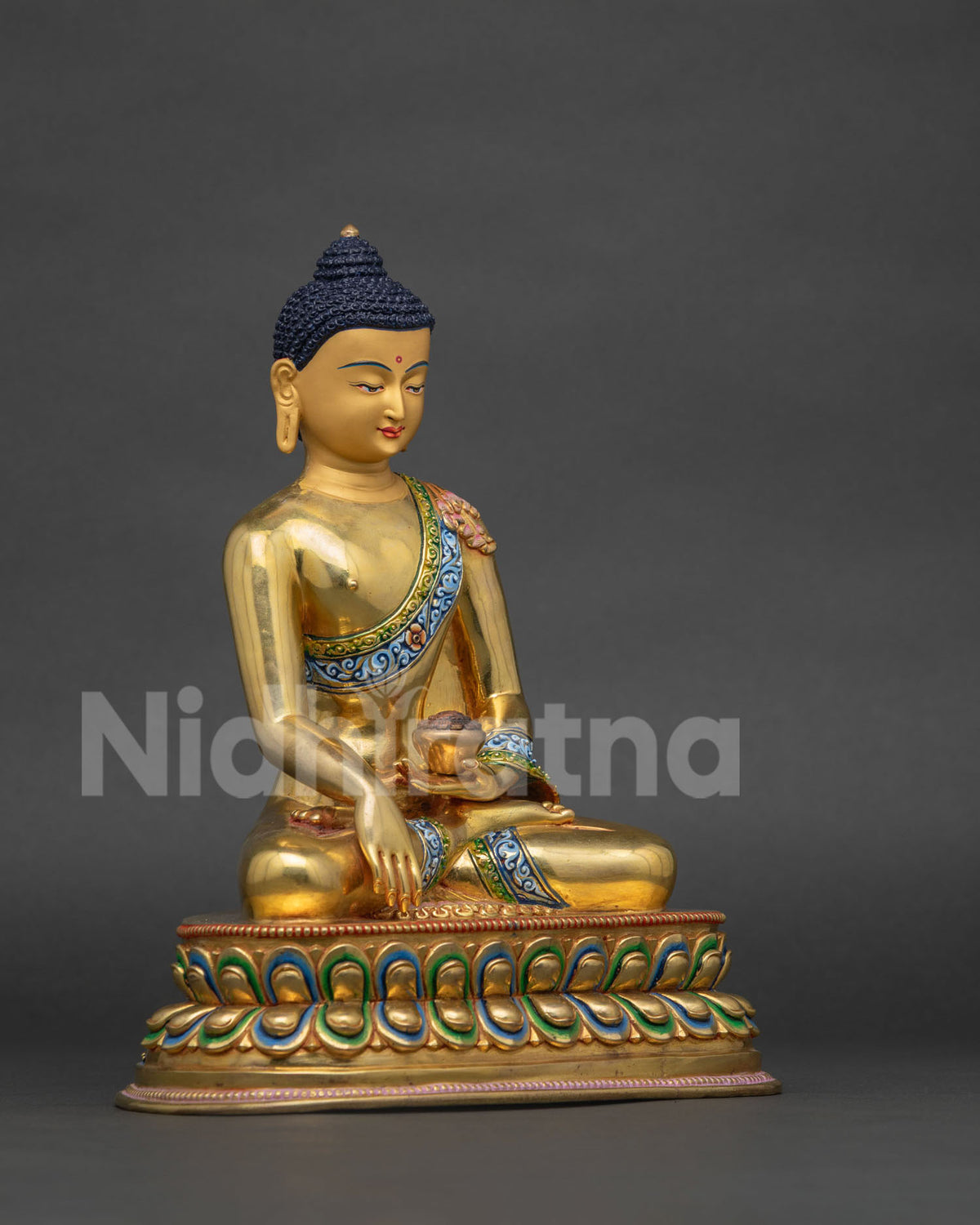 Tibetan Shakyamuni Buddha Statue – Handmade Buddhist Figure