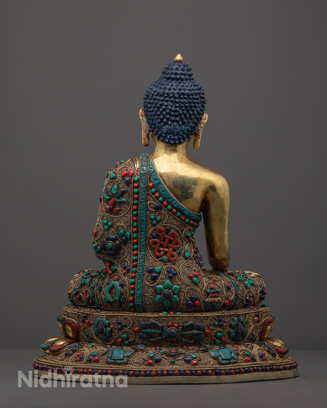 Sacred Shakyamuni Buddha Statue | Tibetan Buddhist Artwork