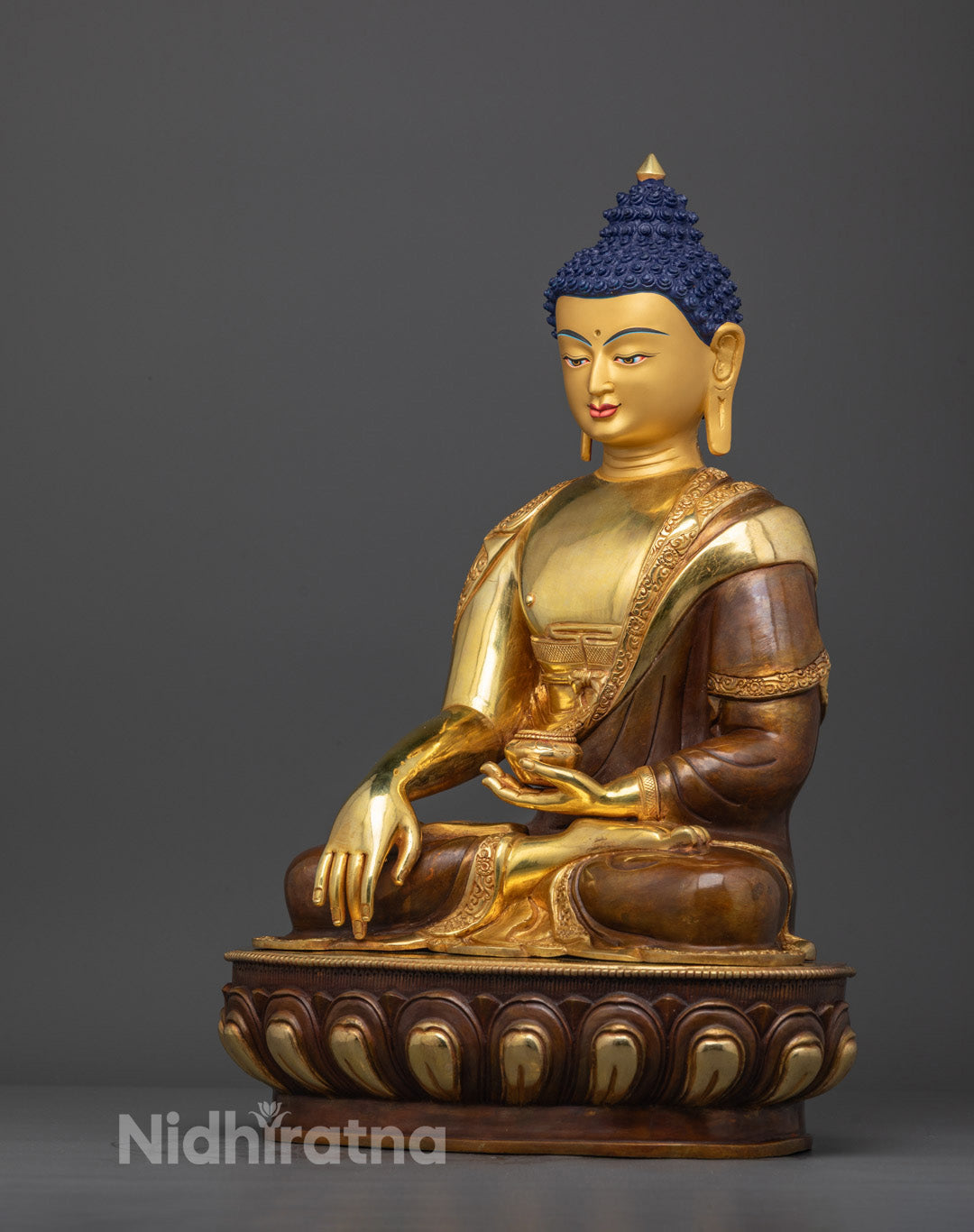Buddha Shakyamuni Tibetan Statue | Traditional Himalayan Art Nepal