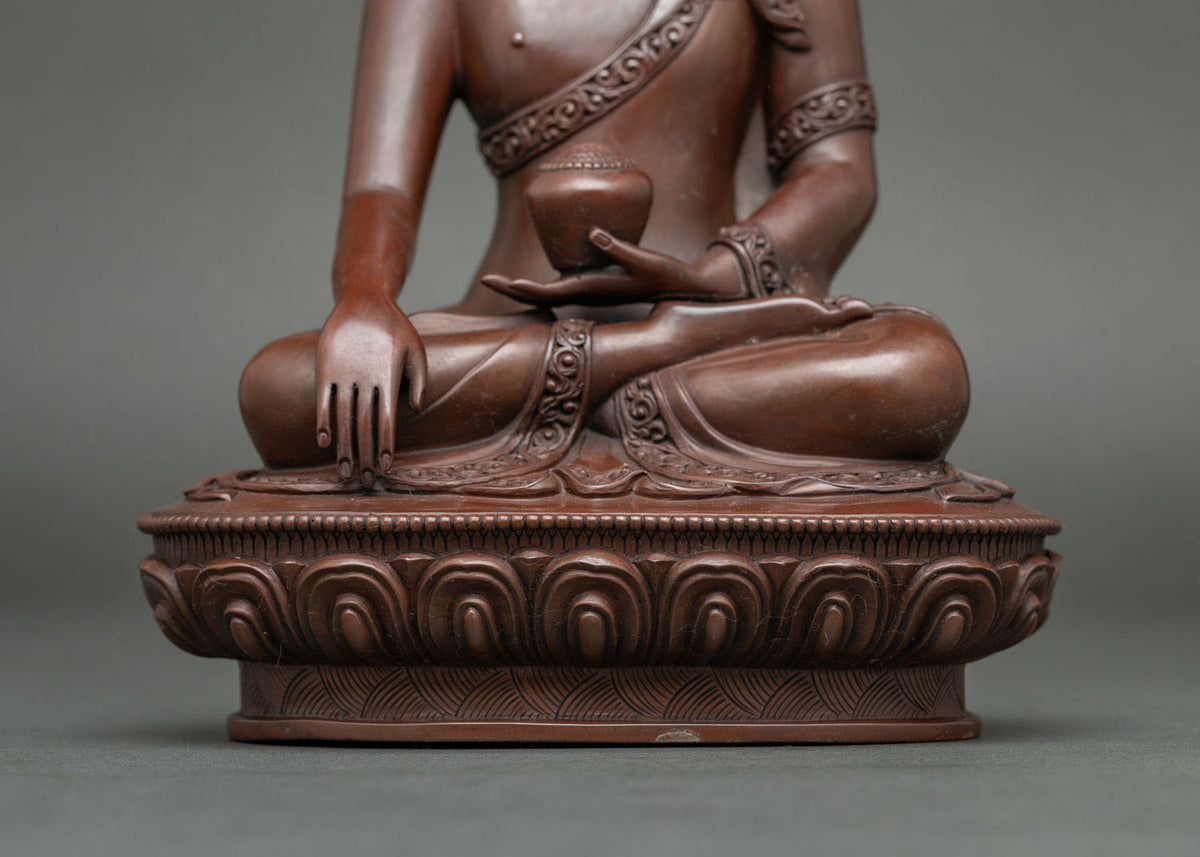 Shakyamuni Buddha Statue | Traditional Tibetan Buddhist Sculpture