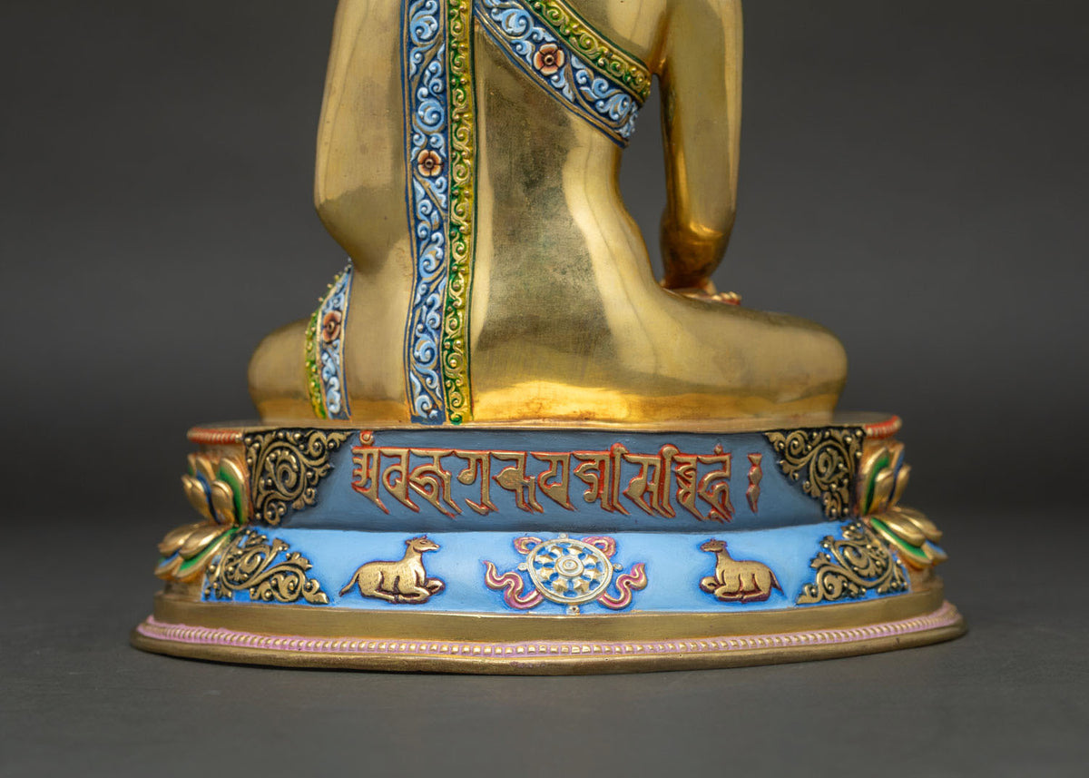 Tibetan Shakyamuni Buddha Statue – Handmade Buddhist Figure