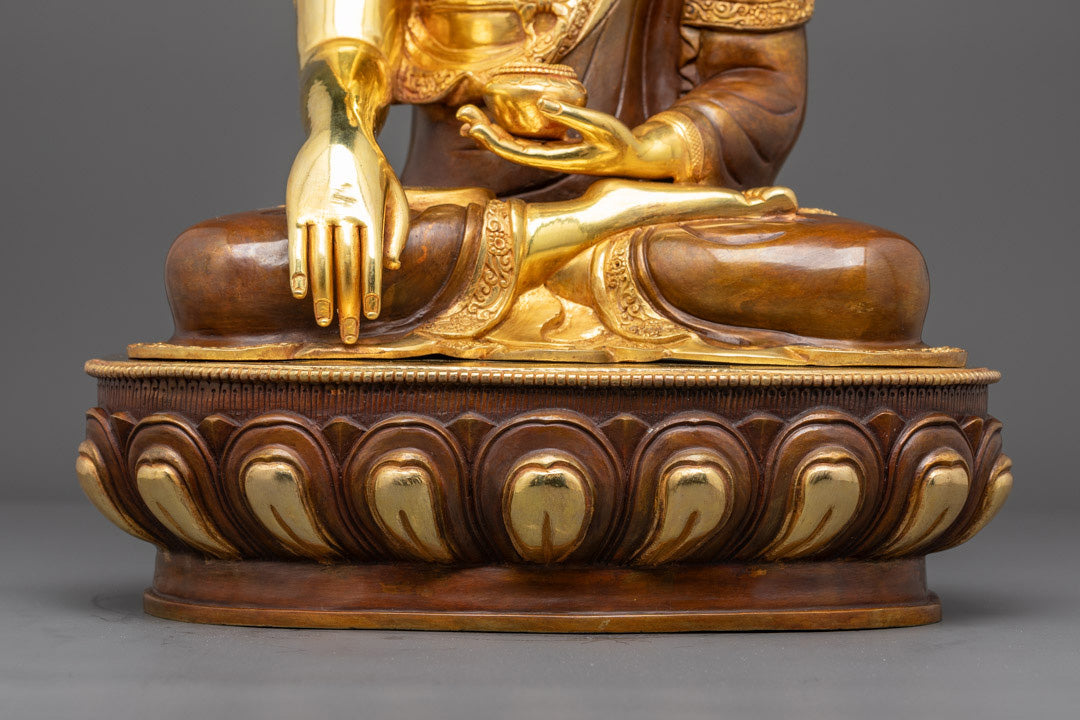 Buddha Shakyamuni Tibetan Statue | Traditional Himalayan Art Nepal