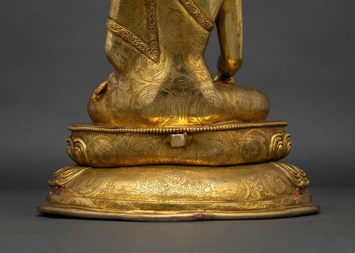 Shakyamuni Buddha Copper Statue | Exquisitely Handcrafted In Nepal
