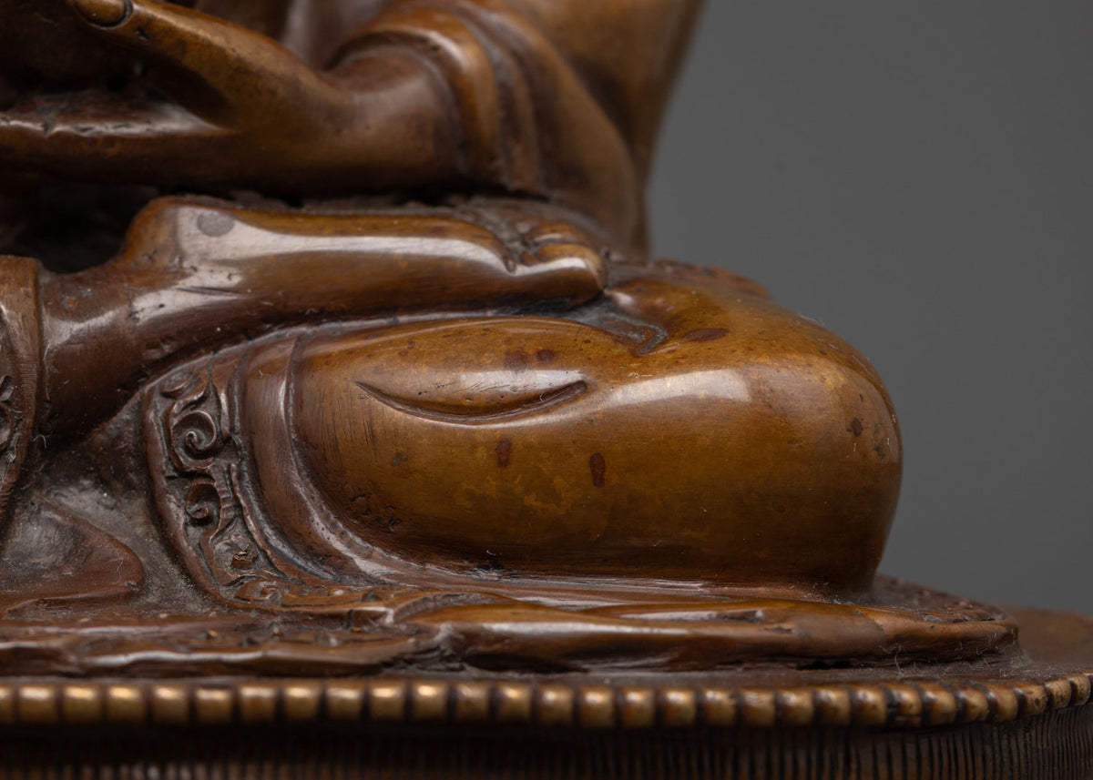 Oxidized Shakyamuni Buddha Statue | Mindfulness and Meditation