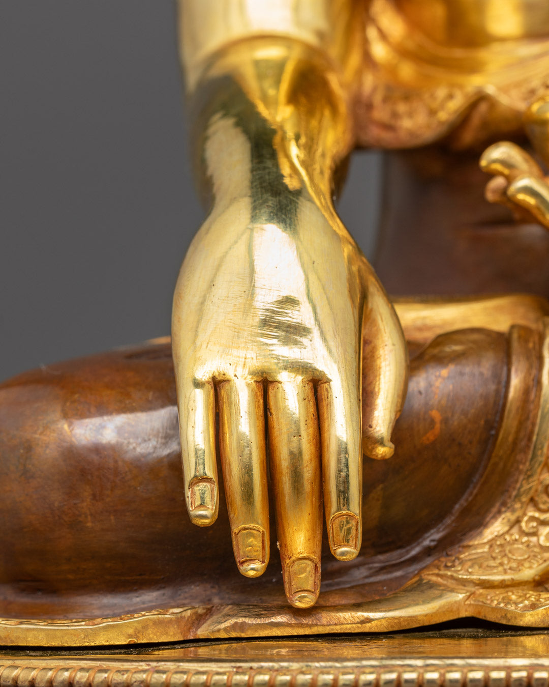 Buddha Shakyamuni Tibetan Statue | Traditional Himalayan Art Nepal