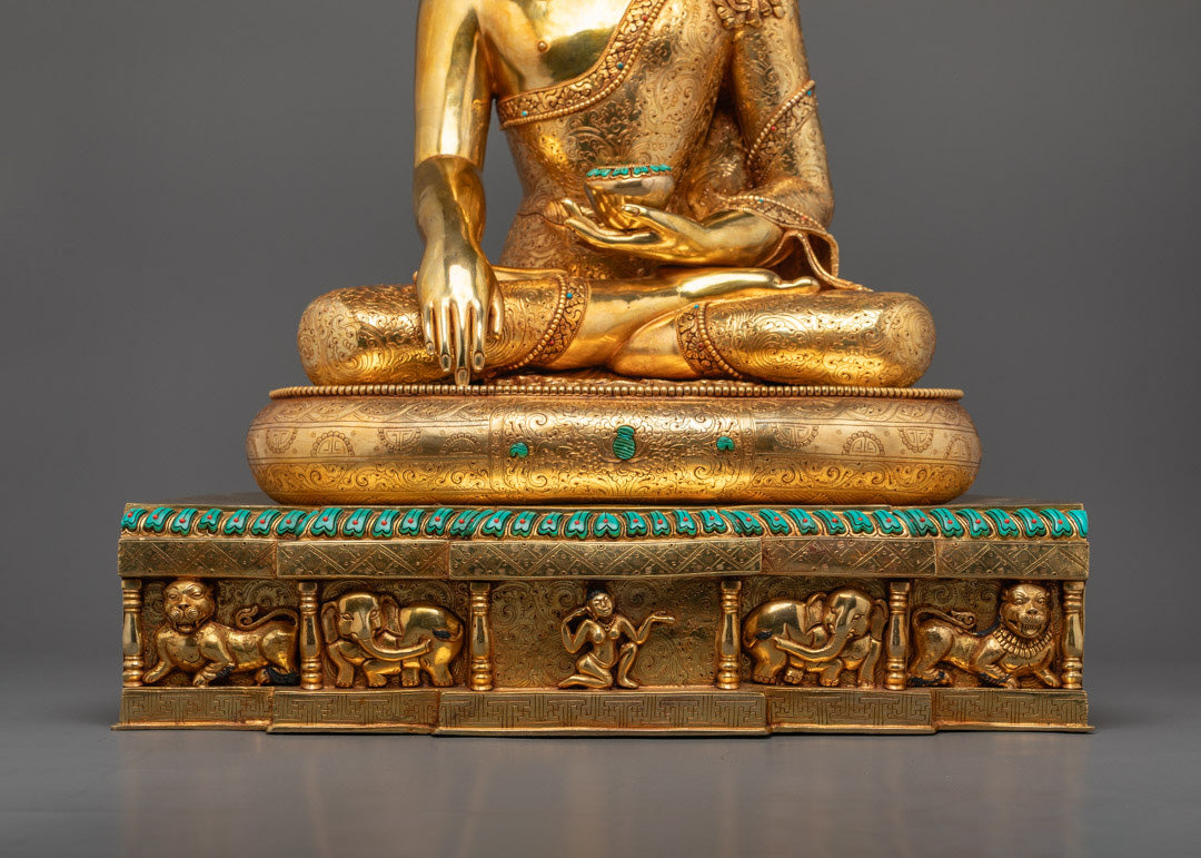 Shakyamuni Buddha Statue | Enlightenment-Inspired Handmade Art