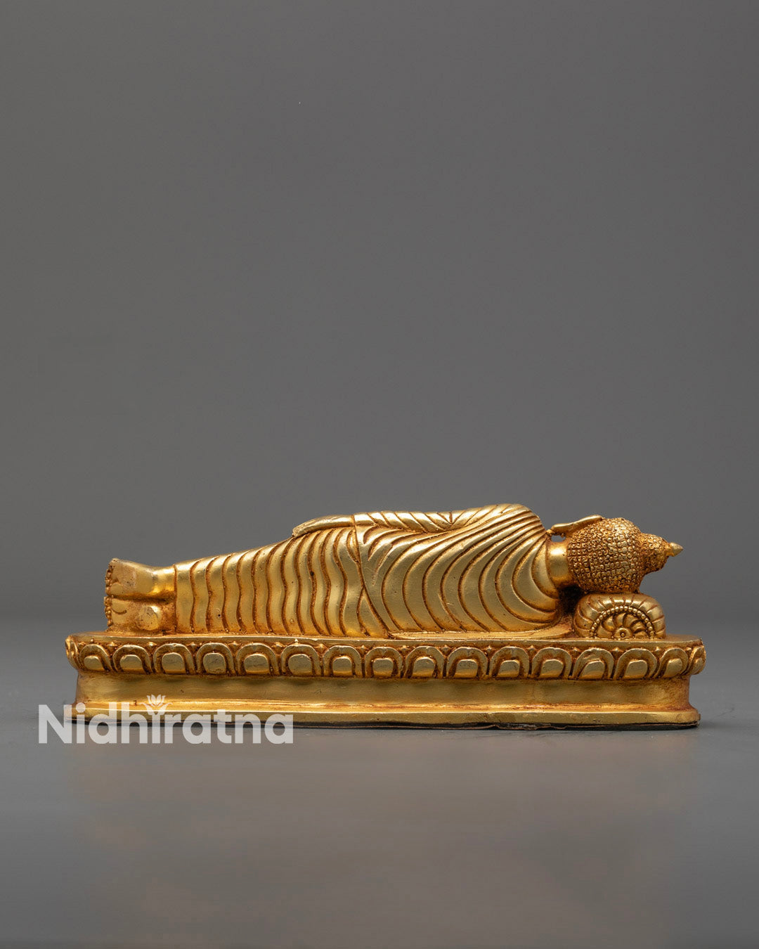 Authentic Nepalese Nirvana Buddha Sculpture