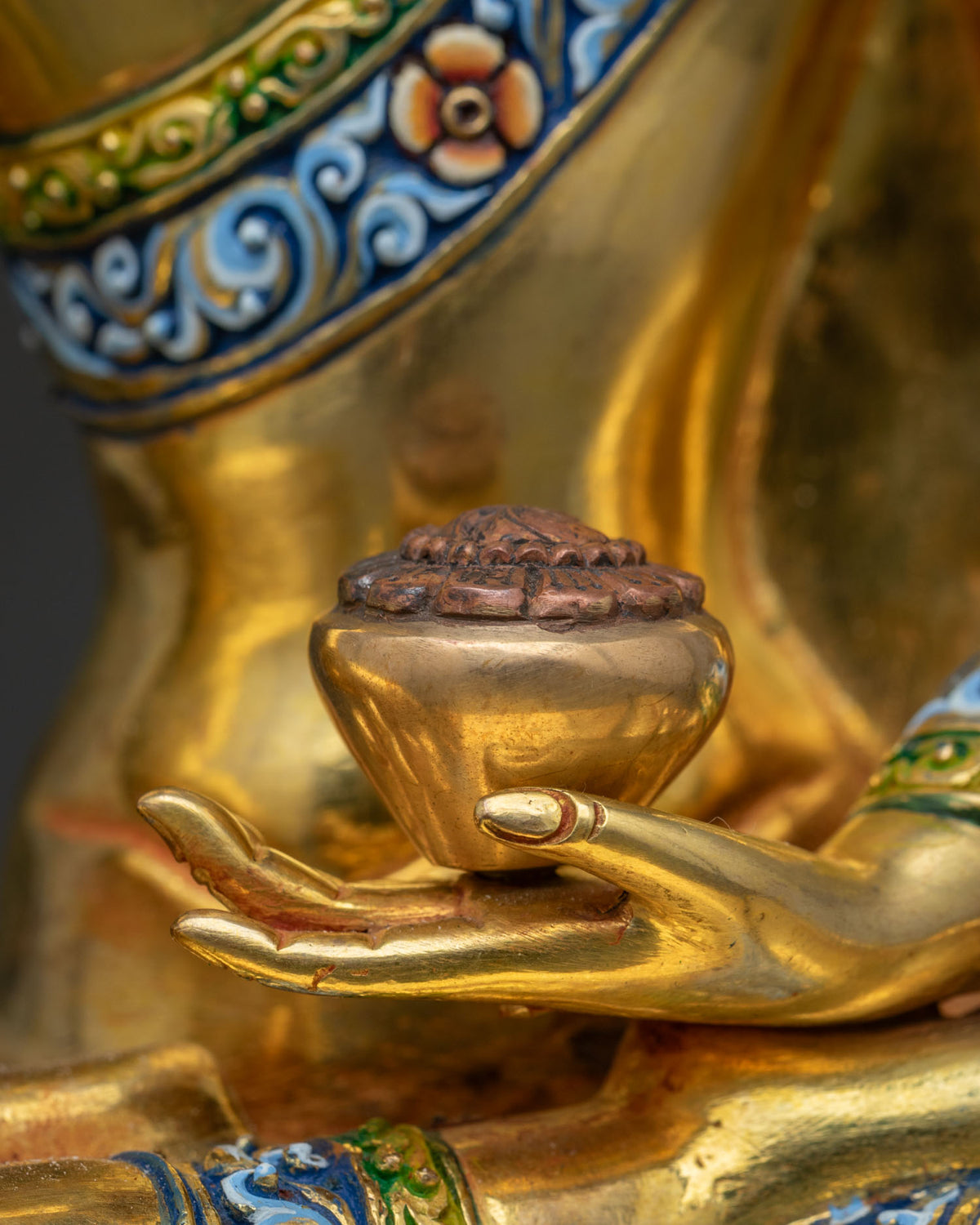 Tibetan Shakyamuni Buddha Statue – Handmade Buddhist Figure