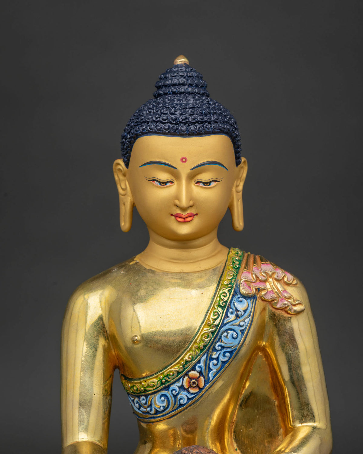 Tibetan Shakyamuni Buddha Statue – Handmade Buddhist Figure