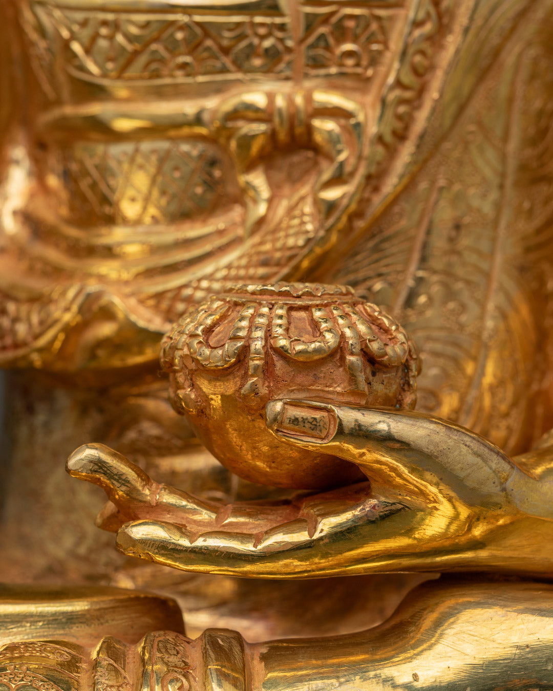 Nepalese Copper Shakyamuni Buddha Statue | Lost Wax Carving